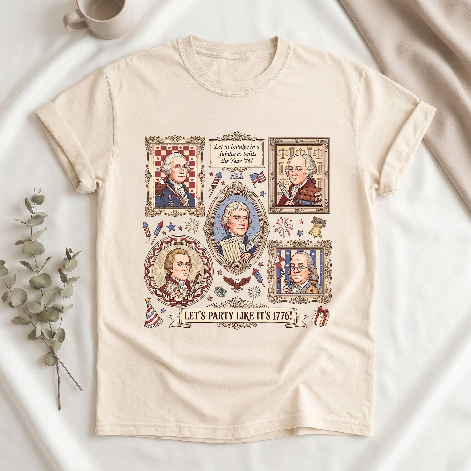 250th Anniversary 1776 Founding Fathers Shirt Patriotic American History