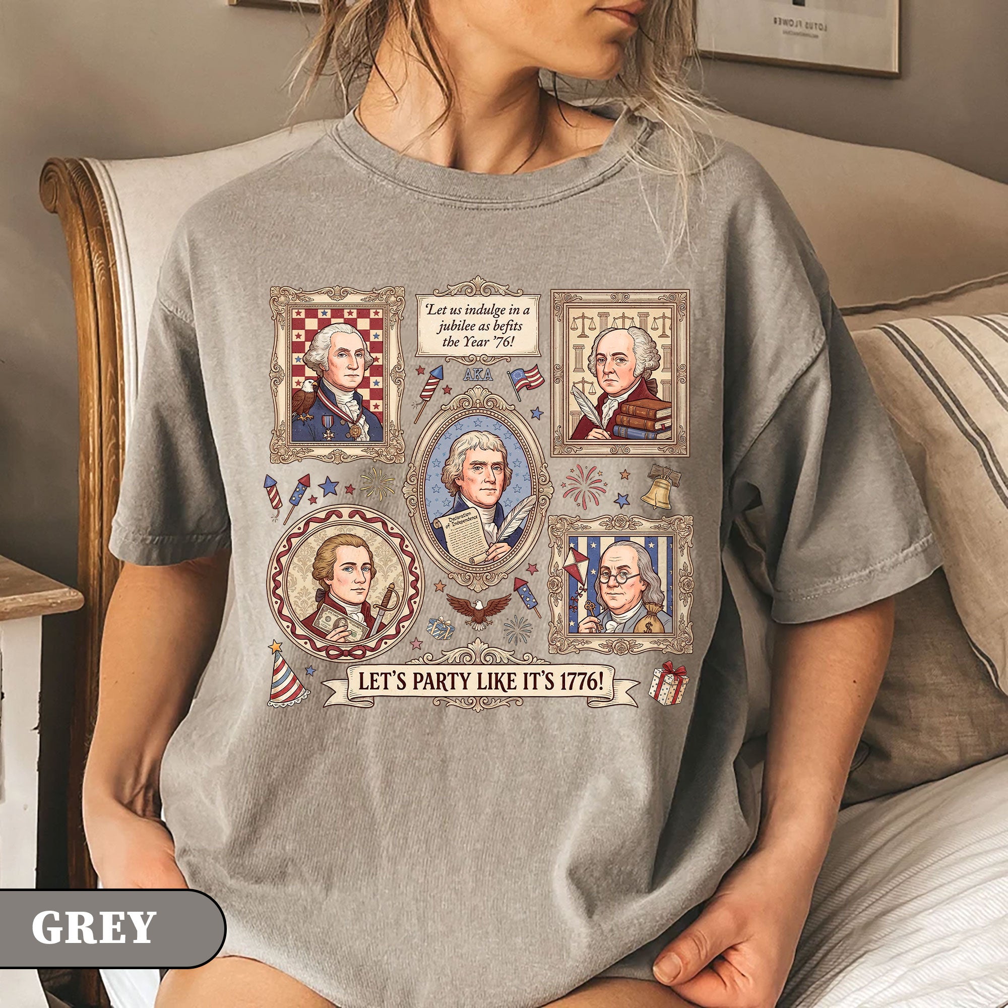 250th Anniversary 1776 Founding Fathers Shirt Patriotic American History