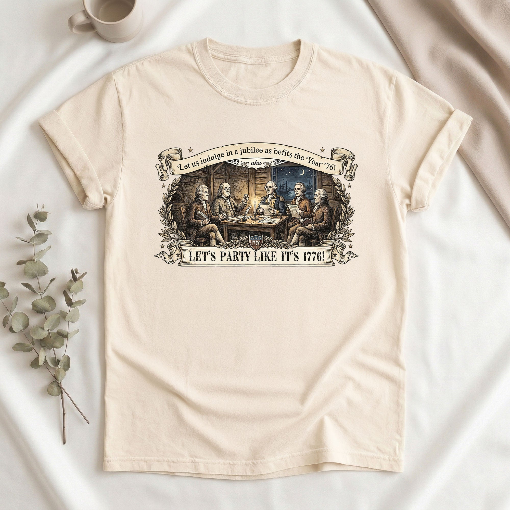 Patriotic Founding Fathers Shirt 1776 Vintage American History Party