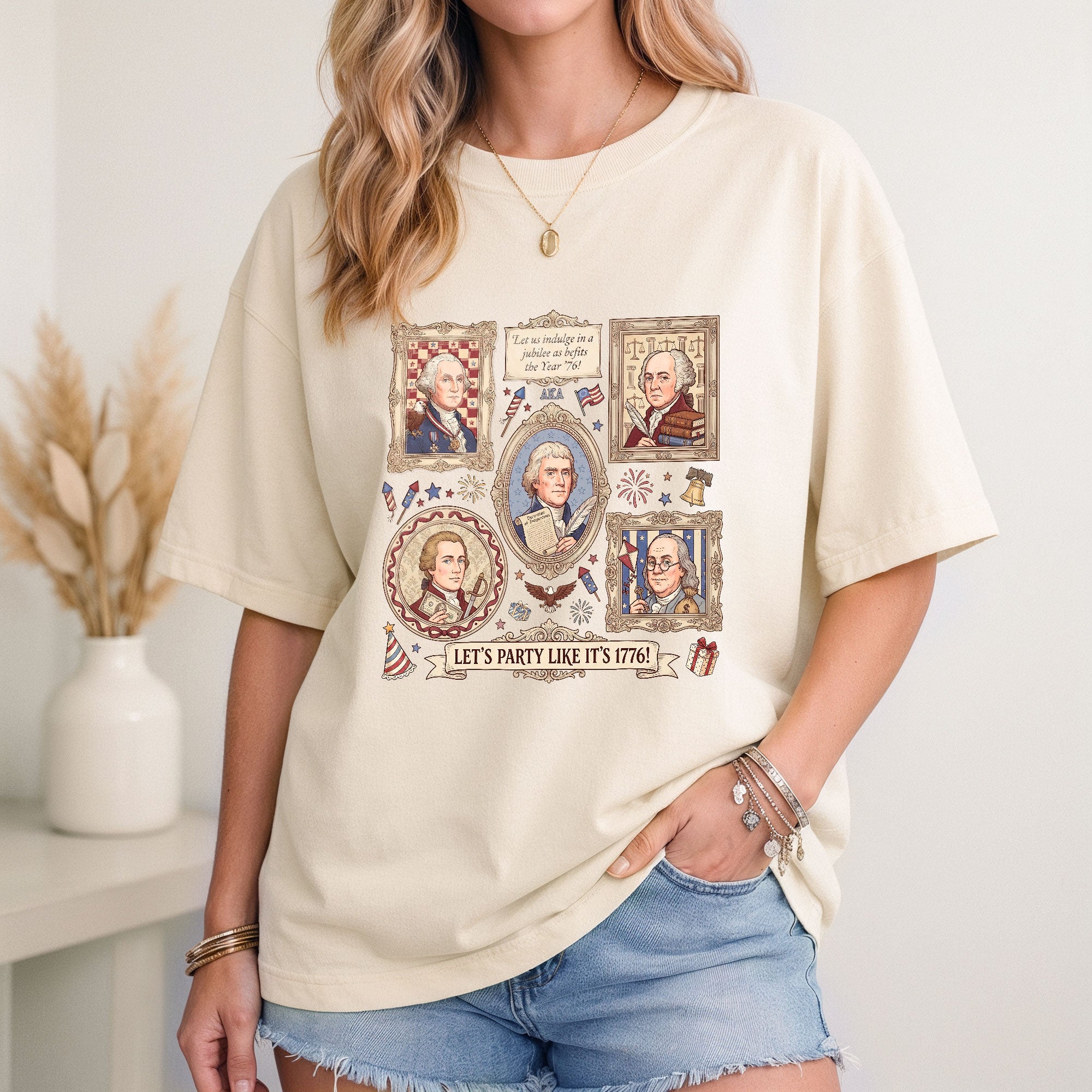 250th Anniversary 1776 Founding Fathers Shirt Patriotic American History