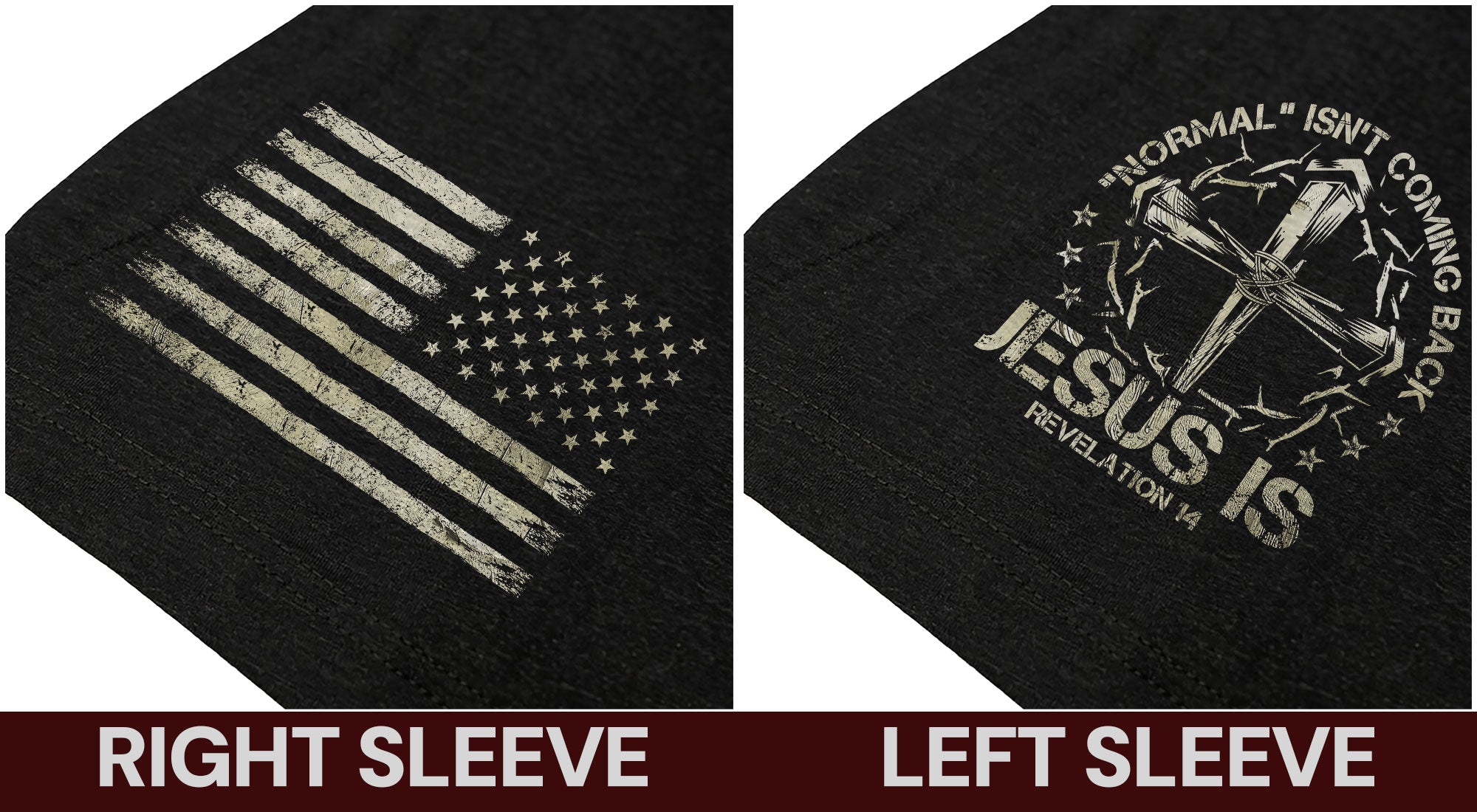 Jesus Is Coming Back – Revelation 14 Patriotic Faith T-shirt