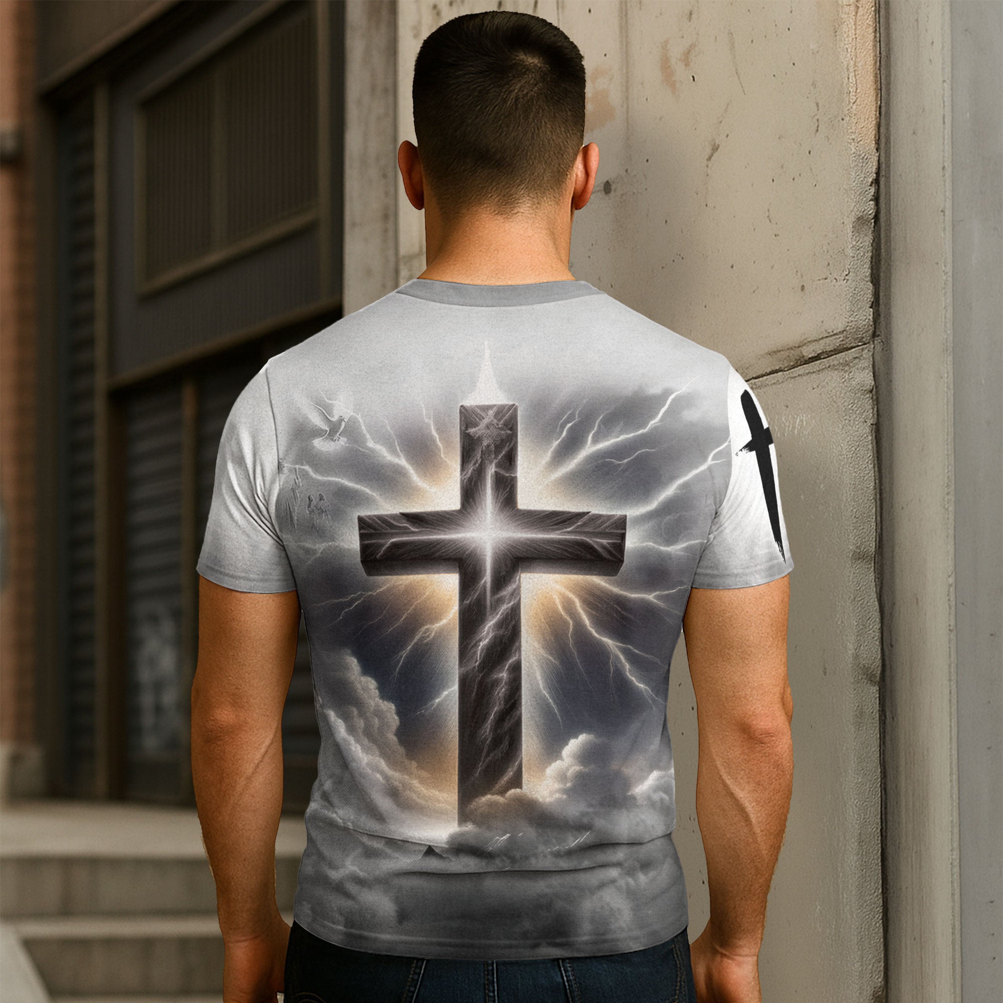 Custom Raise The Cross. Roar Like A Lion T-shirt