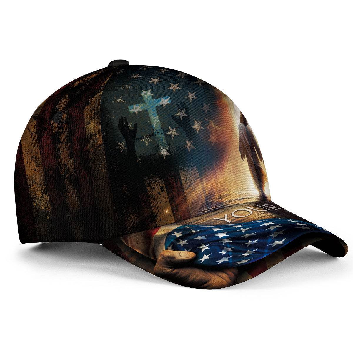 Walk with Christ – American Christian Customized Hat - Rust Field Wear
