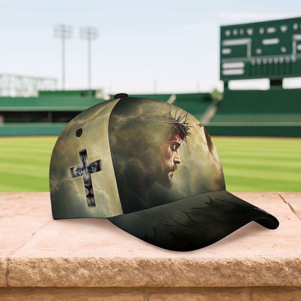 From Crucifixion to Glory – Christian Faith Customized Hat - Rust Field Wear