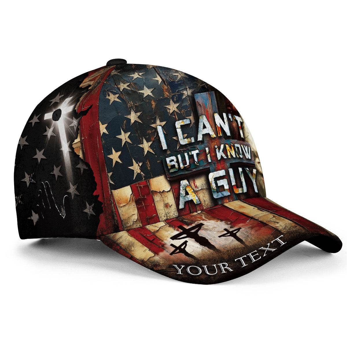 I Know a Guy – Redeemed Flag Customized Hat - Rust Field Wear