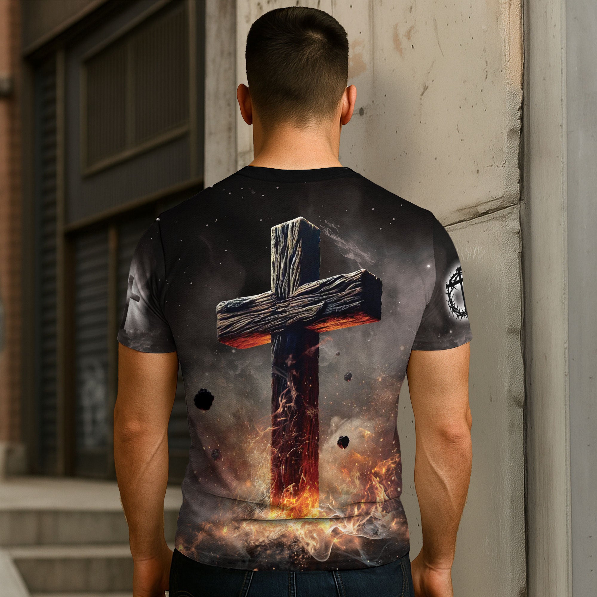 My Faith Is In The Cross "Believe" Religious T-Shirt