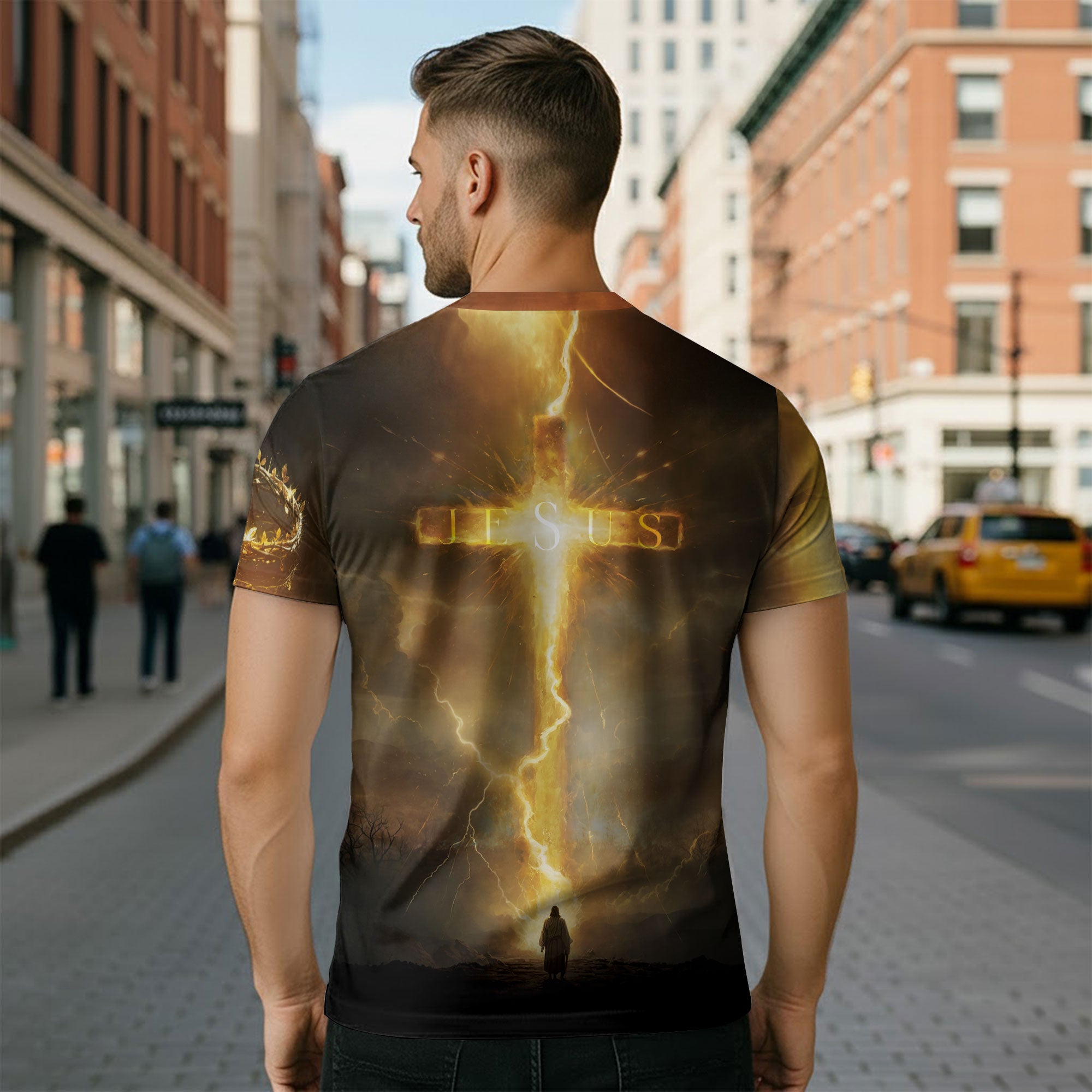 Faith Over Fear Lion & Dove Christian T-Shirt