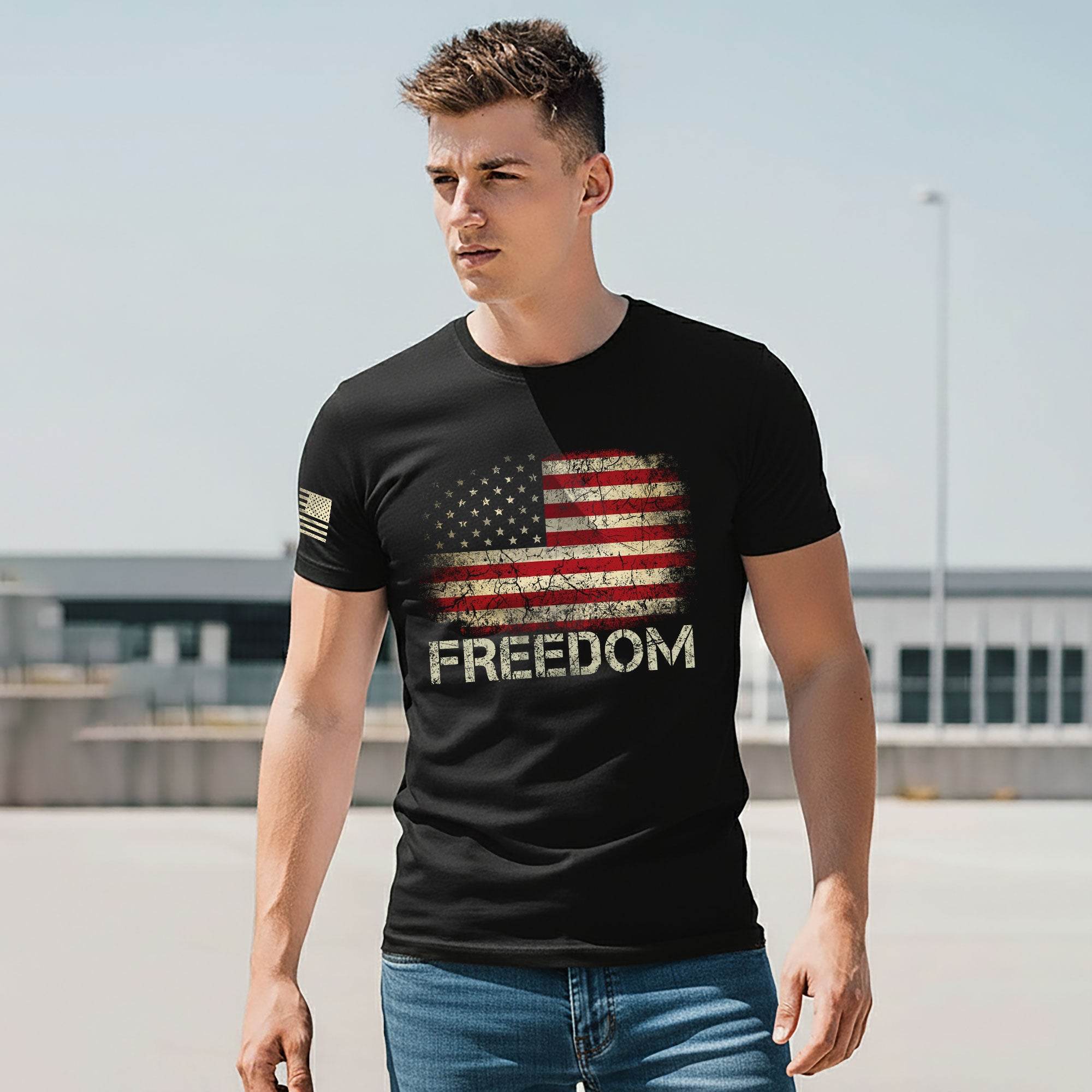 'Freedom' American Legacy T-Shirt - Rust Field Wear