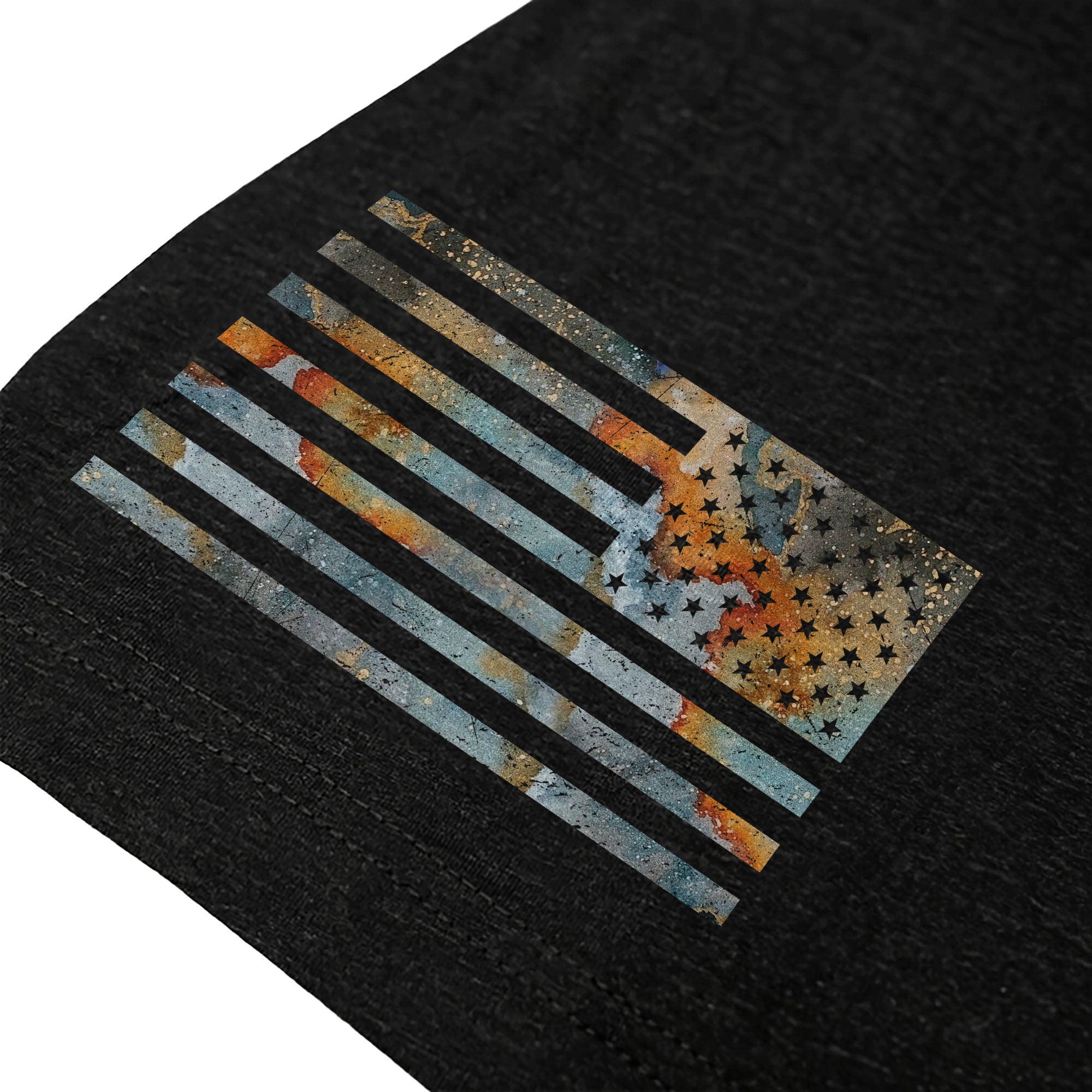 Freedom Rustic Flag Patriotic Tribute T-Shirt