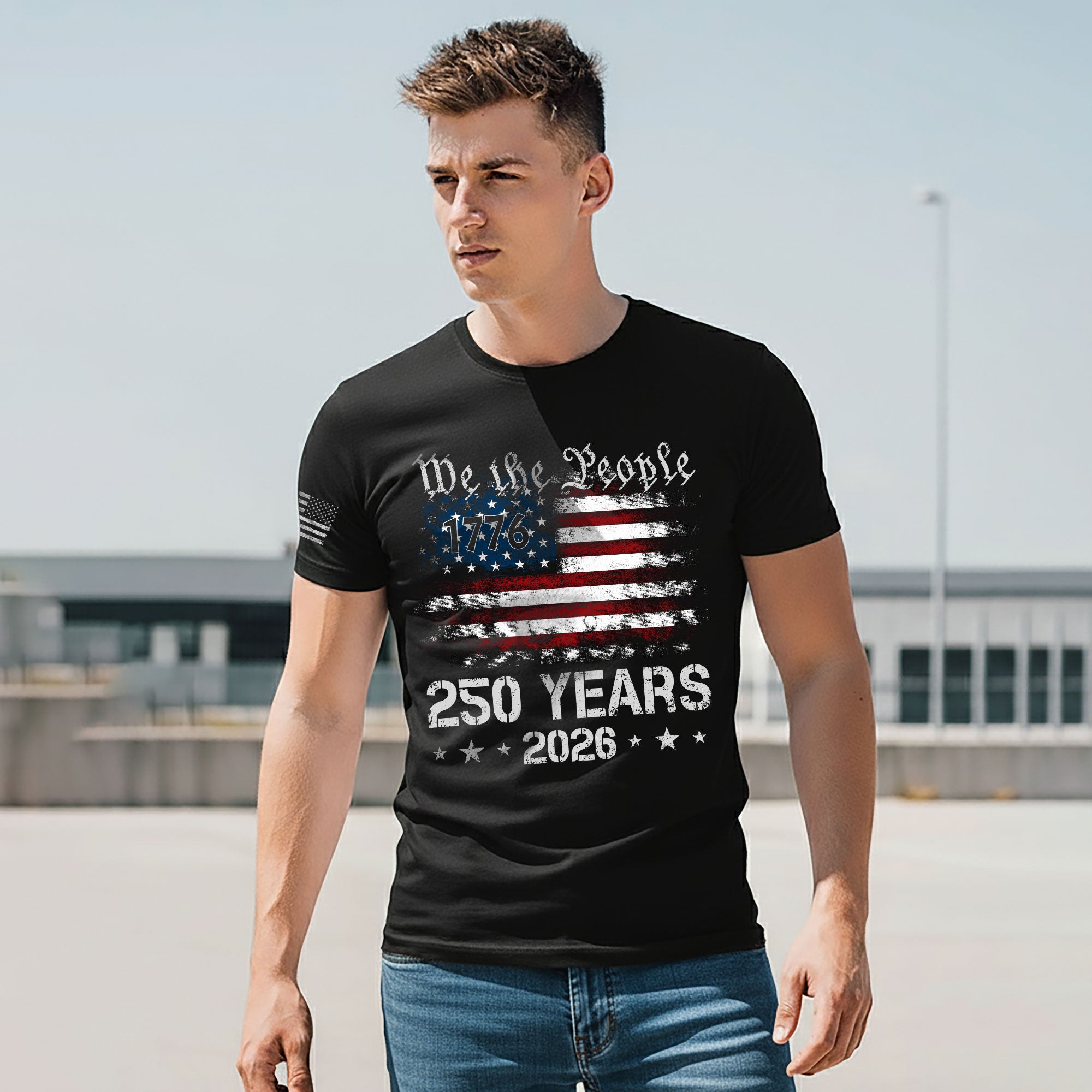 We The People 250 Years Shirt – USA Flag Independence 1776–2026 Tee