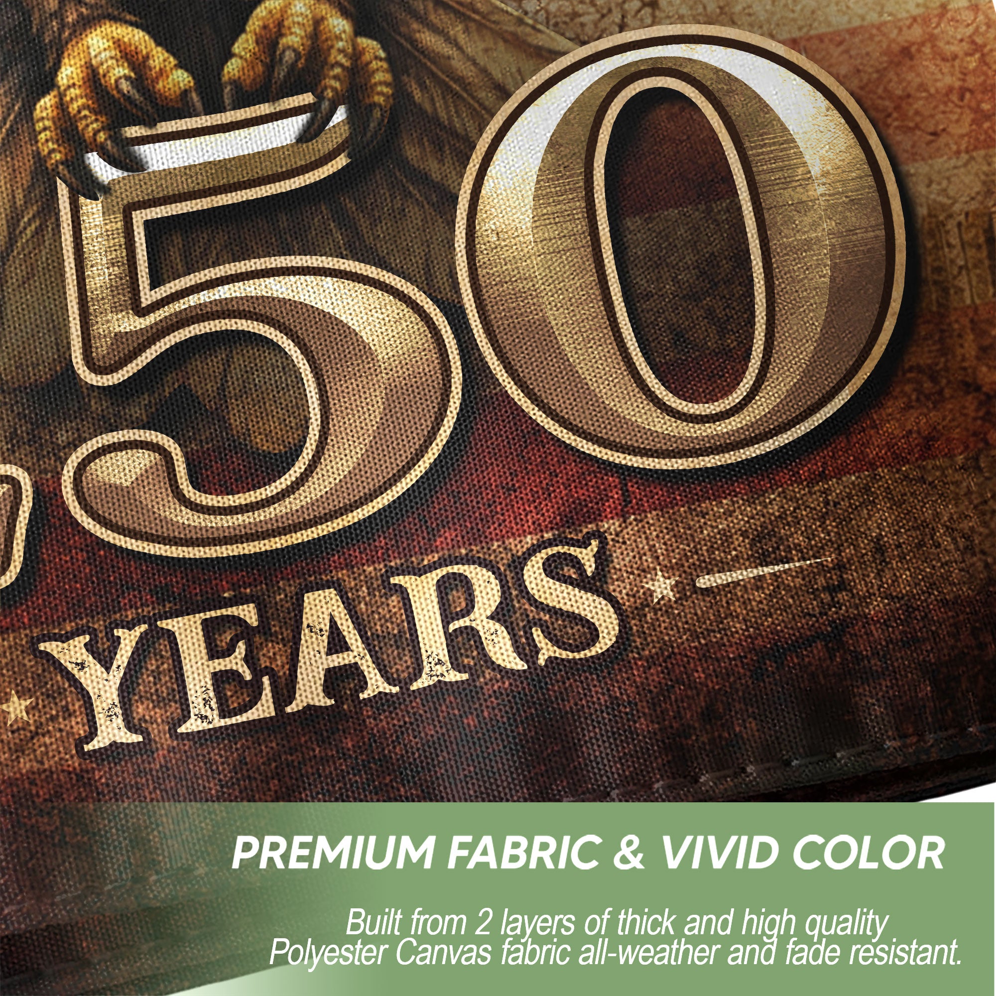 United States 250 Years Semiquincentennial Flag 1776–2026 – Eagle Patriotic American Décor