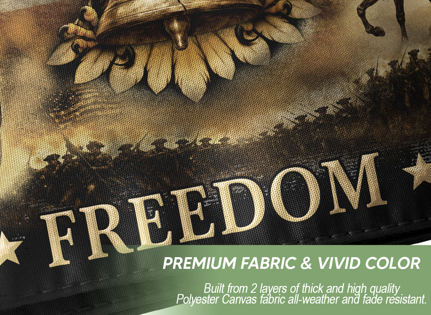 USA 250th Anniversary 250 Years of Freedom Flag 1776-2026 Liberty Bell Eagle