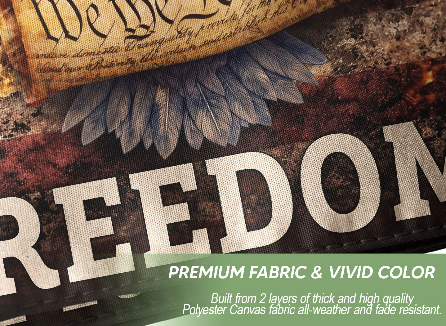 United States 250th Birthday Freedom Flag 1776–2026 We The People Outdoor Display