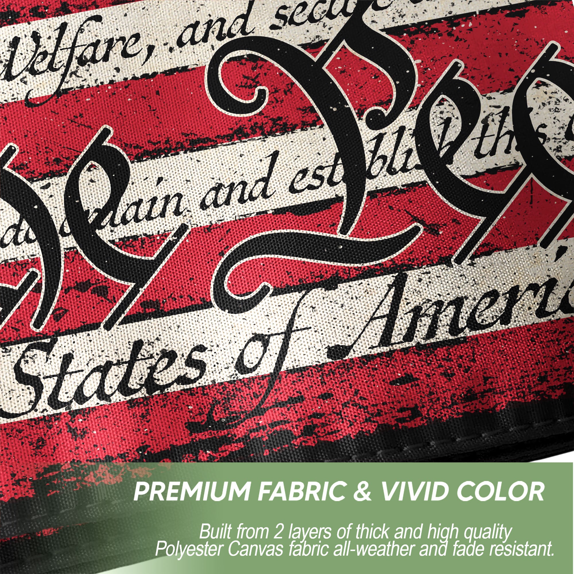 We The People Semiquincentennial Double-Sided House Flag – 250 Years of Freedom Patriotic American Décor 1776–2026