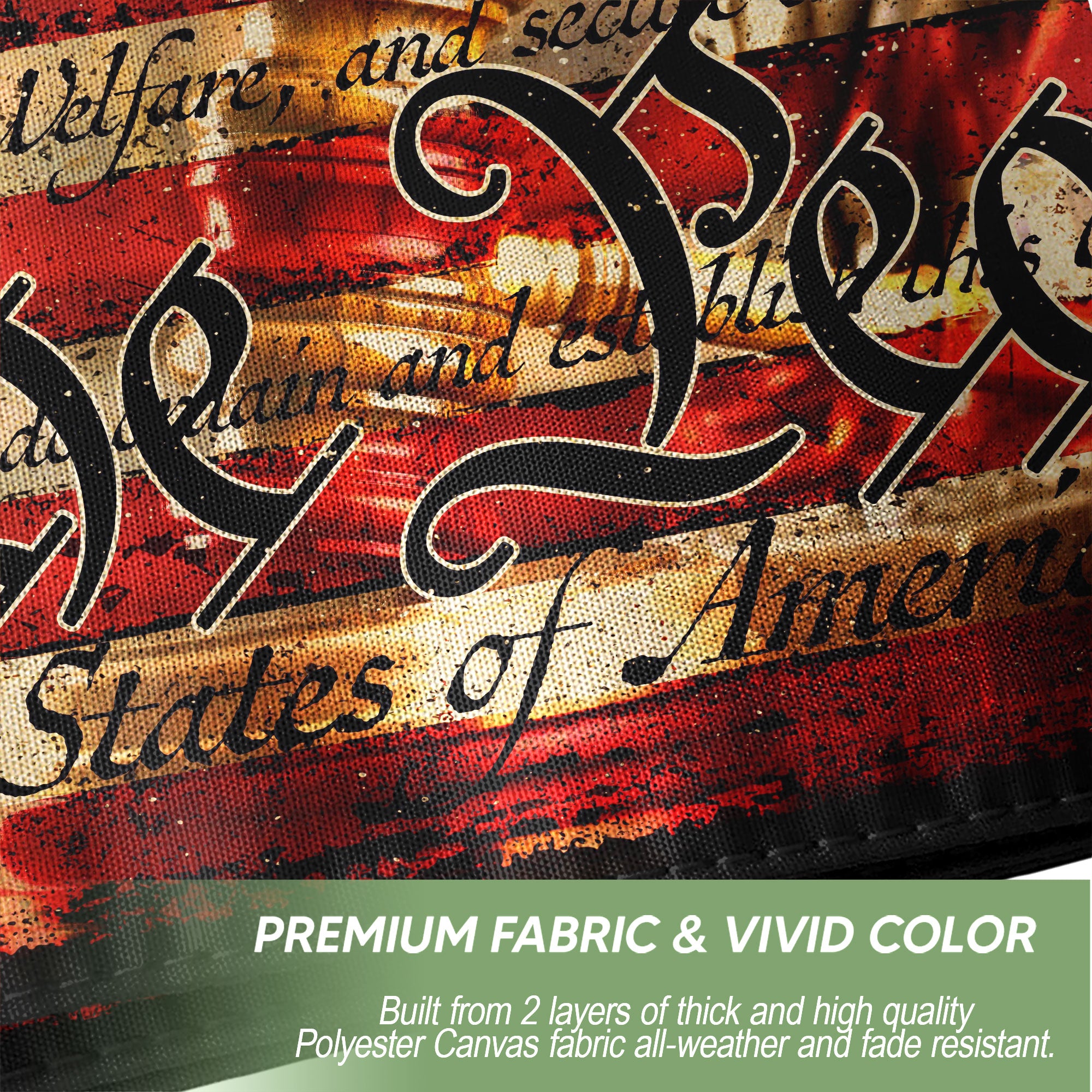 We The People Semiquincentennial House Flag – Double-Sided Patriotic Décor Celebrating 250 Years of Freedom 1776–2026