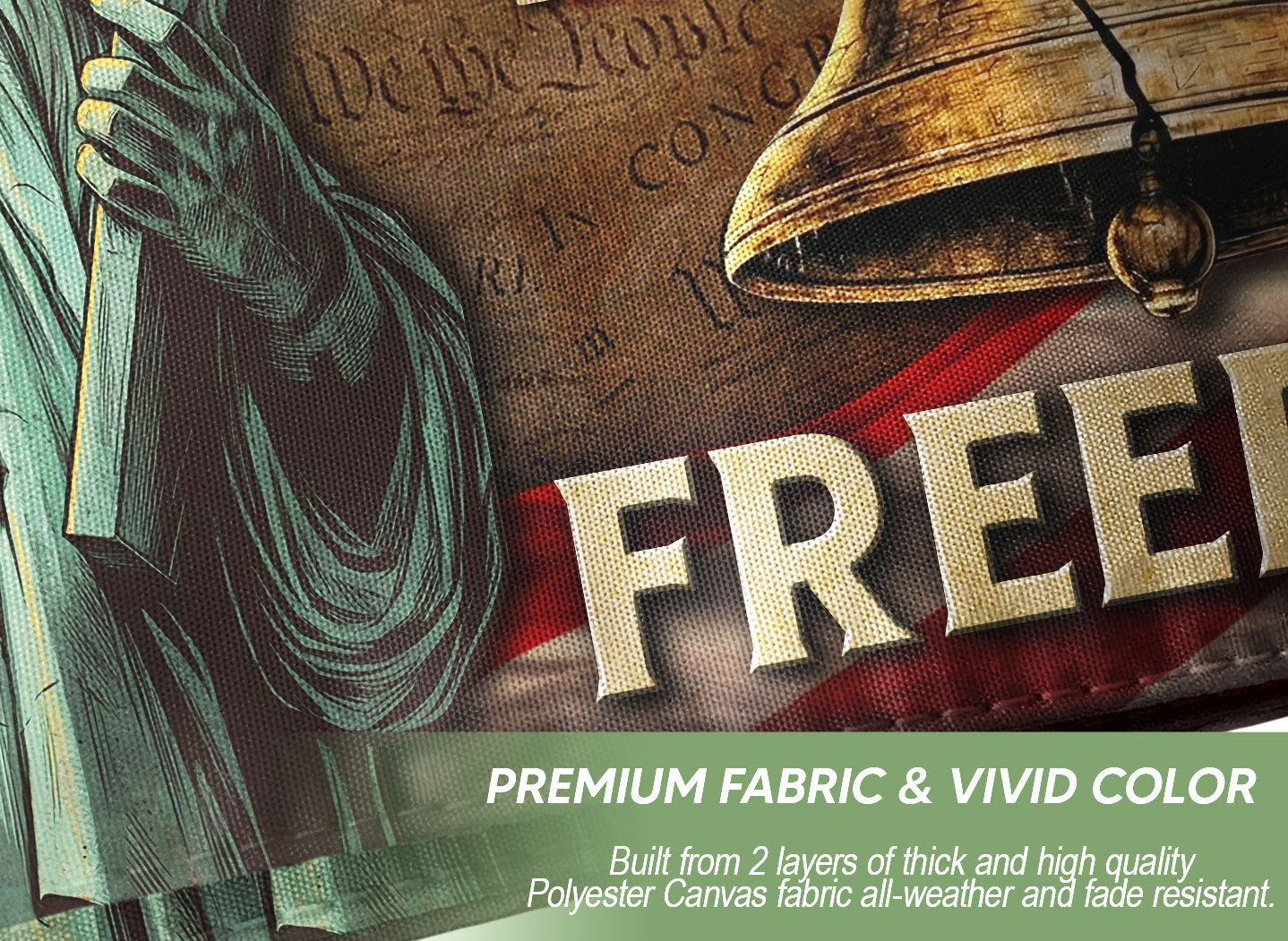 250 Years of Freedom Semiquincentennial Double-Sided House Flag 1776–2026, Patriotic 250th American Decor