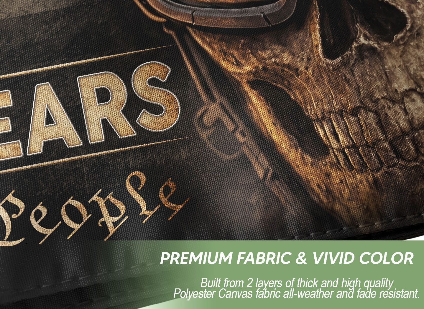 USA 250th Anniversary Garden Flag Semiquincentennial 1776-2026 We The People Double Sided Patriotic Military Skull