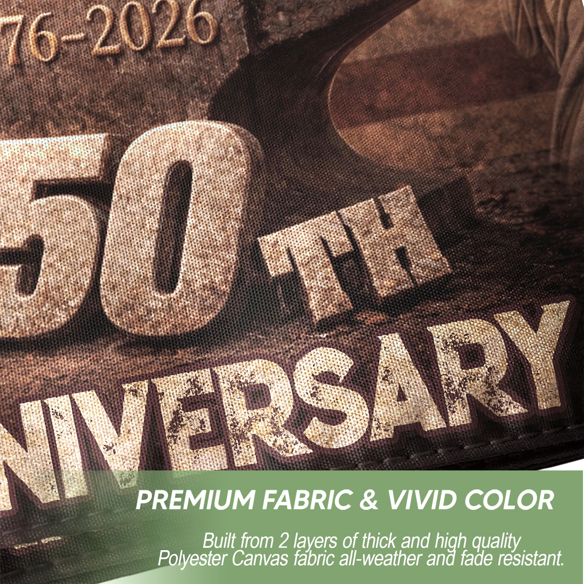 United States 250th Semiquincentennial Flag 1776–2026 Patriotic Outdoor Garden Flag