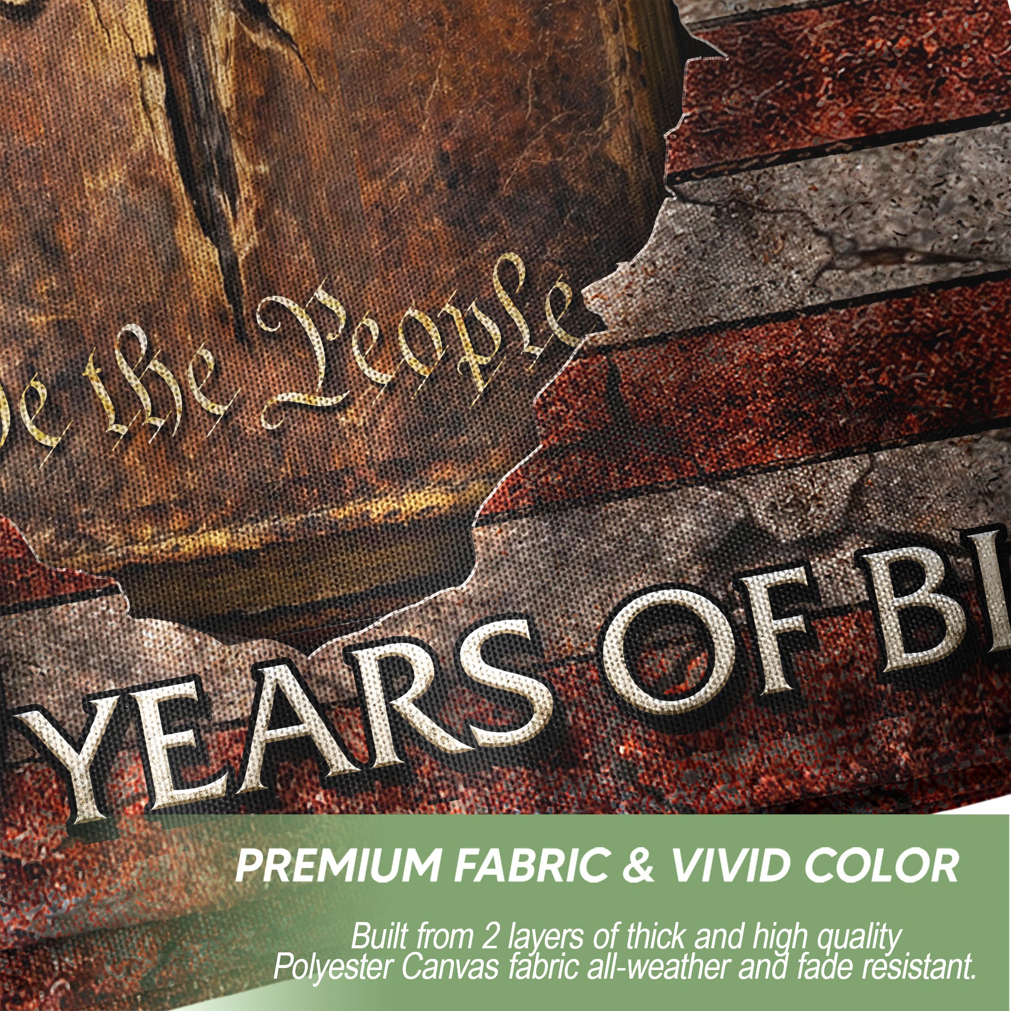 Patriotic USA 250th Celebration Christian Garden Flag Faith Inspired Decor