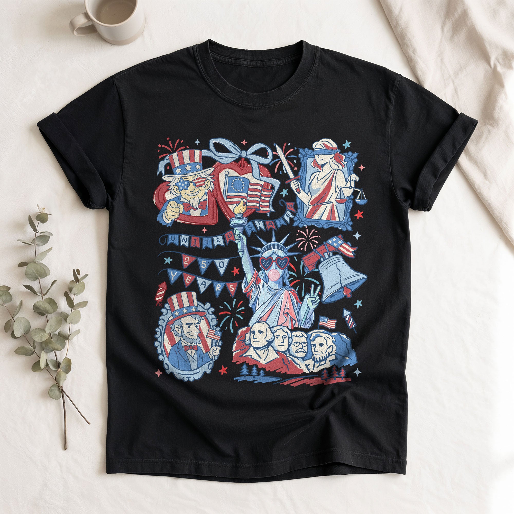 250 Years America Anniversary 2026 Shirt - 1776 Patriotic Freedom Commemorative Tee