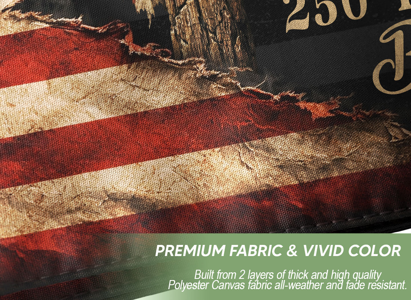 American Christian Freedom Garden Flag 1776–2026 Patriotic Yard Decor