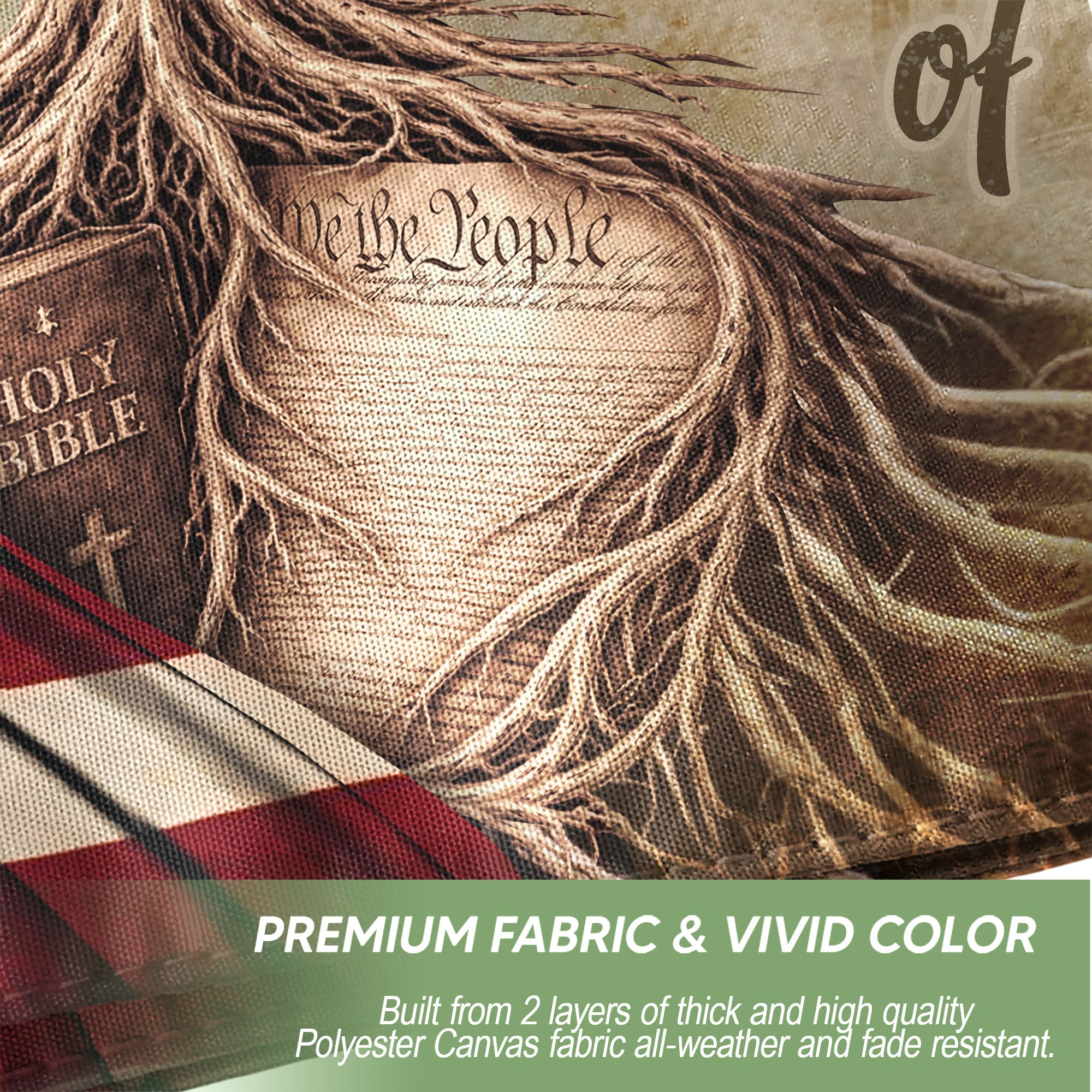 USA Faith and Freedom Christian Garden Flag Patriotic Yard Decoration