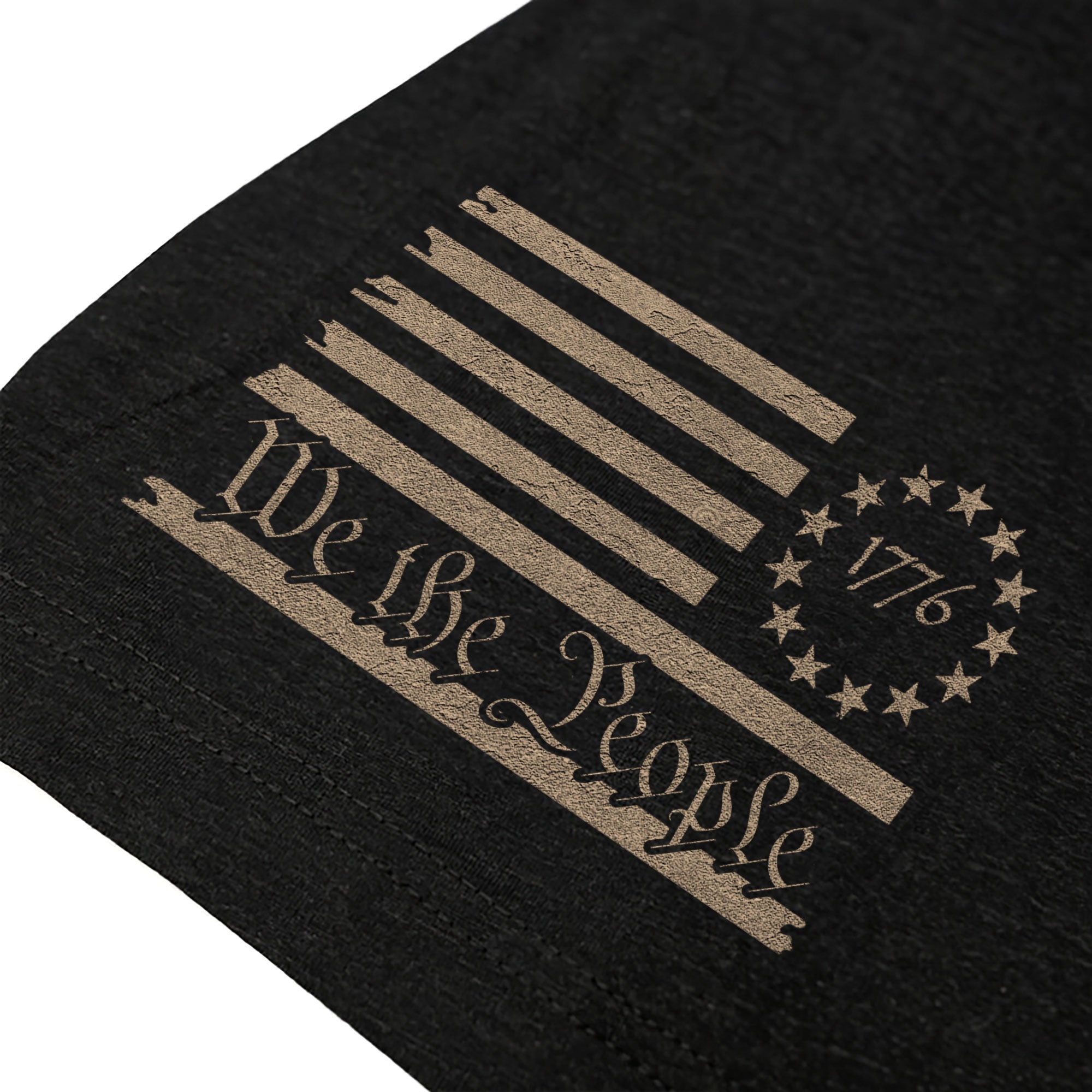 Faith and Freedom 250 Years T-Shirt - Glowing Cross & American Flag Rock Graphic Tee
