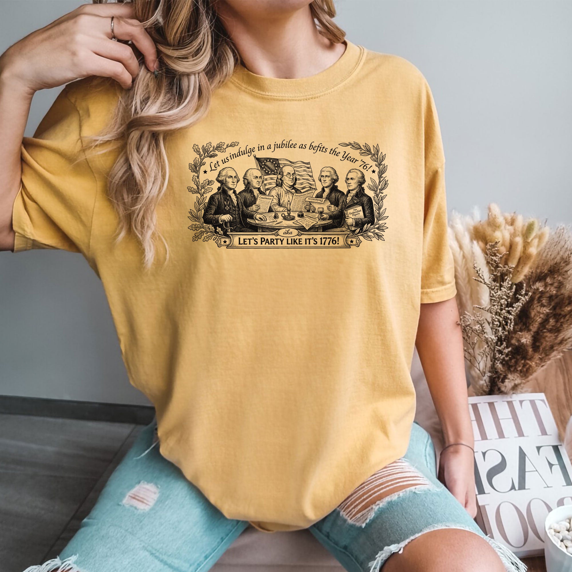 America 250th Anniversary Founding Fathers Vintage Shirt Let’s Party Like It’s 1776