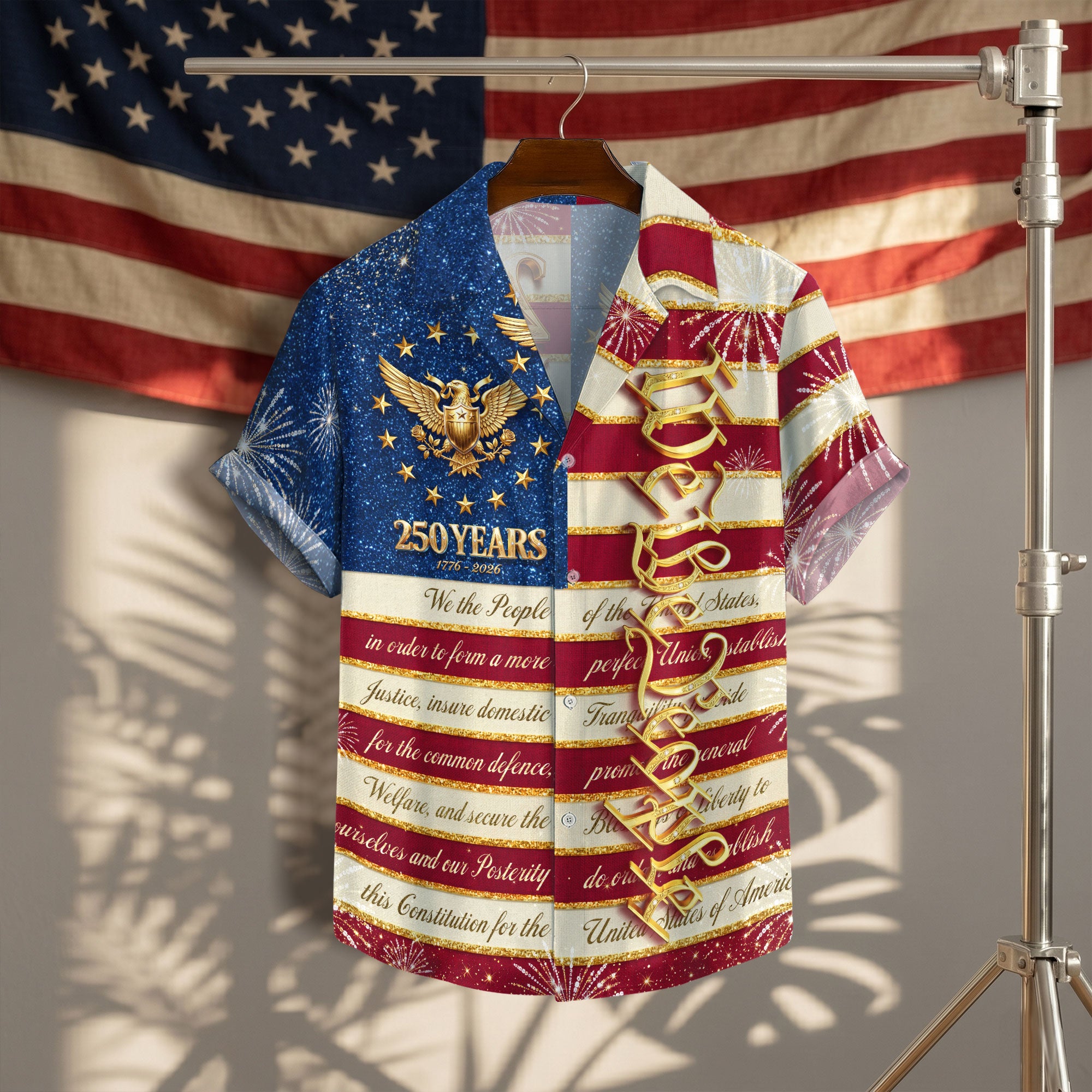 United States 250 Years Hawaiian Shirt Patriotic We The People Independence Day Gift