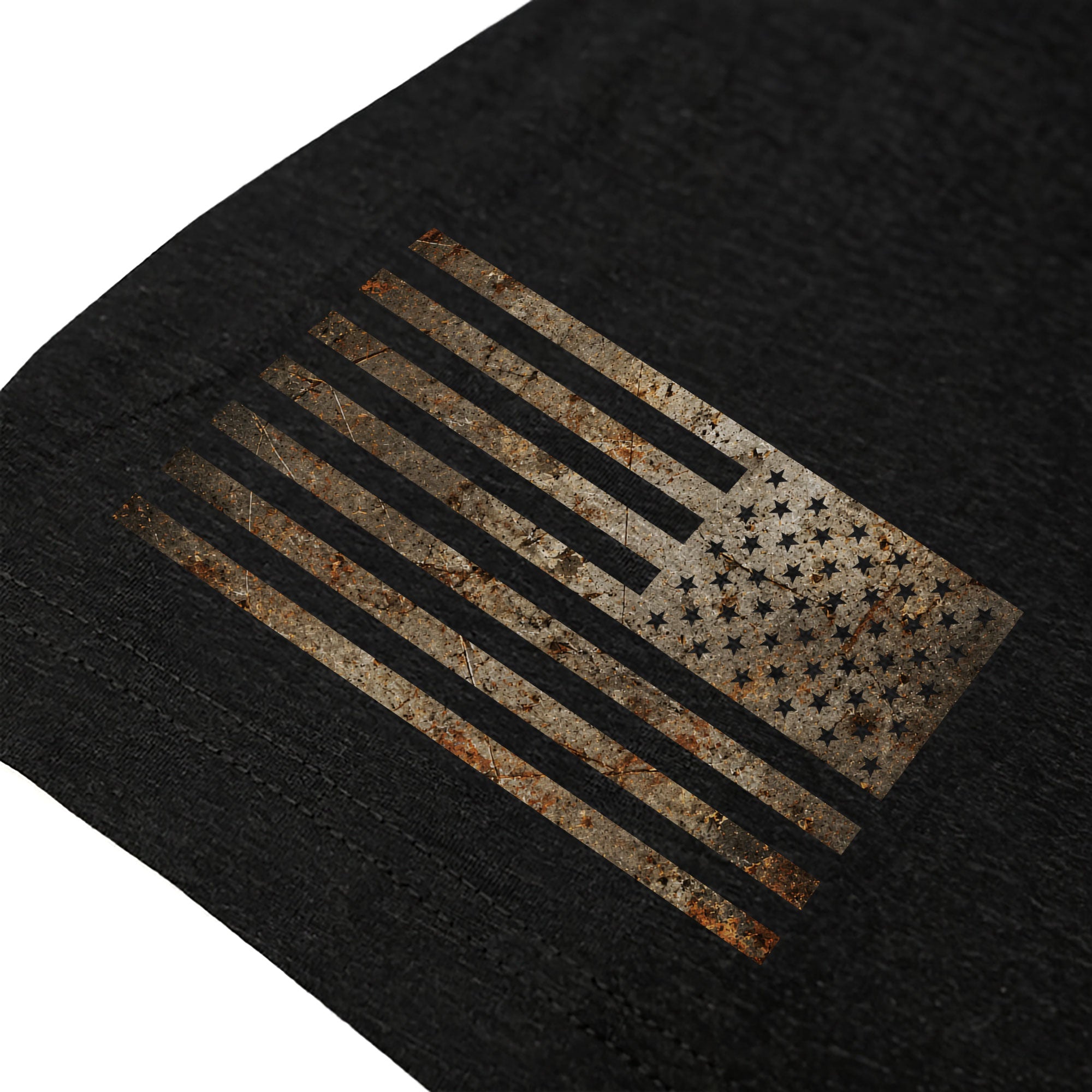 Freedom 2D Shield T-Shirt - Patriotic 2nd Amendment Graphic Tee & American Flag Rifles