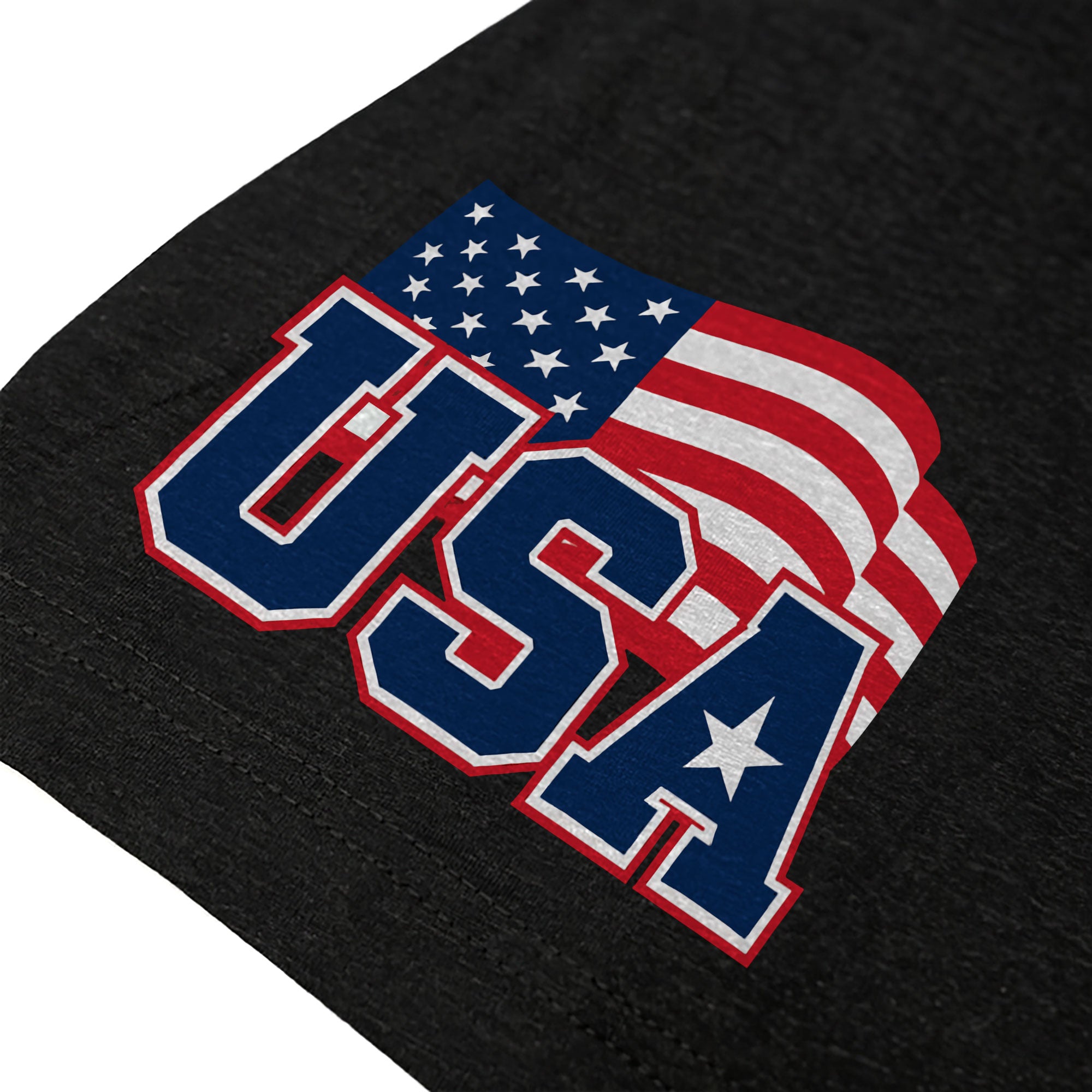 USA 1776 Sport Graphic Tee Patriotic Number 10 Map Design Casual Short Sleeve Shirt