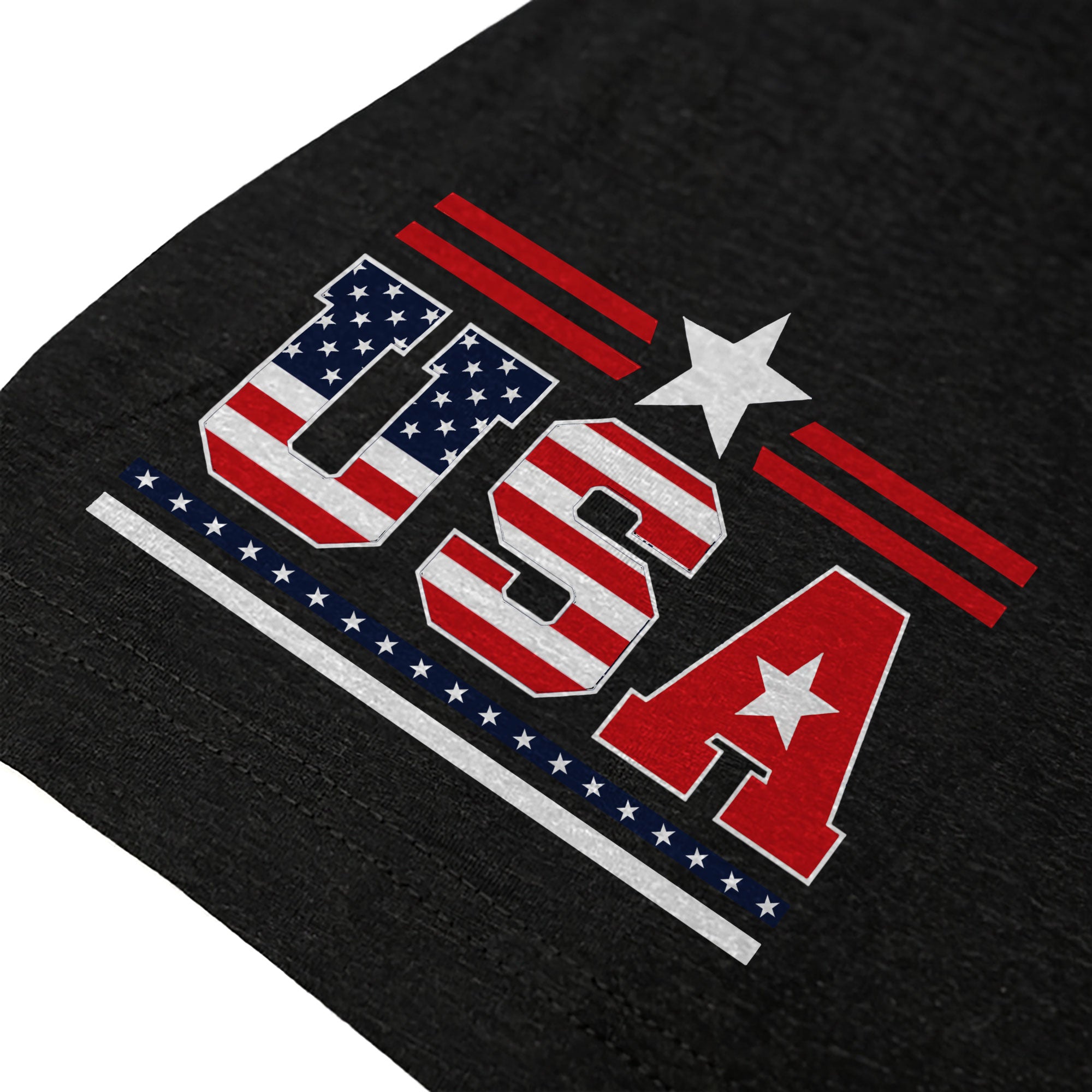 USA Number 10 Sport Tee Patriotic Stars And Stripes Graphic Mens Casual Fashion Shirt
