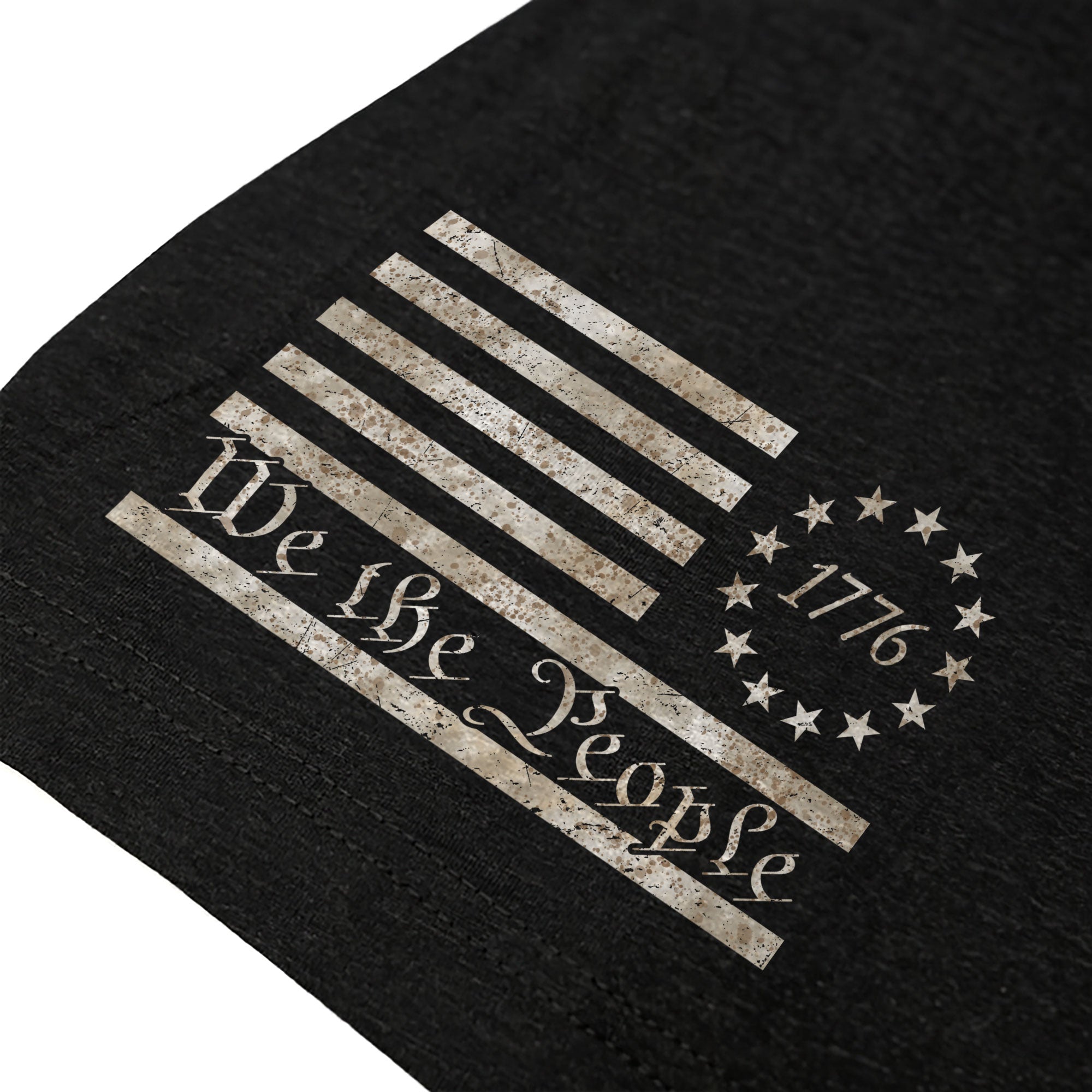Two Fiddy Eagle Graphic Tee - Patriotic American Flag Bandana Style Men's Cotton Shirt