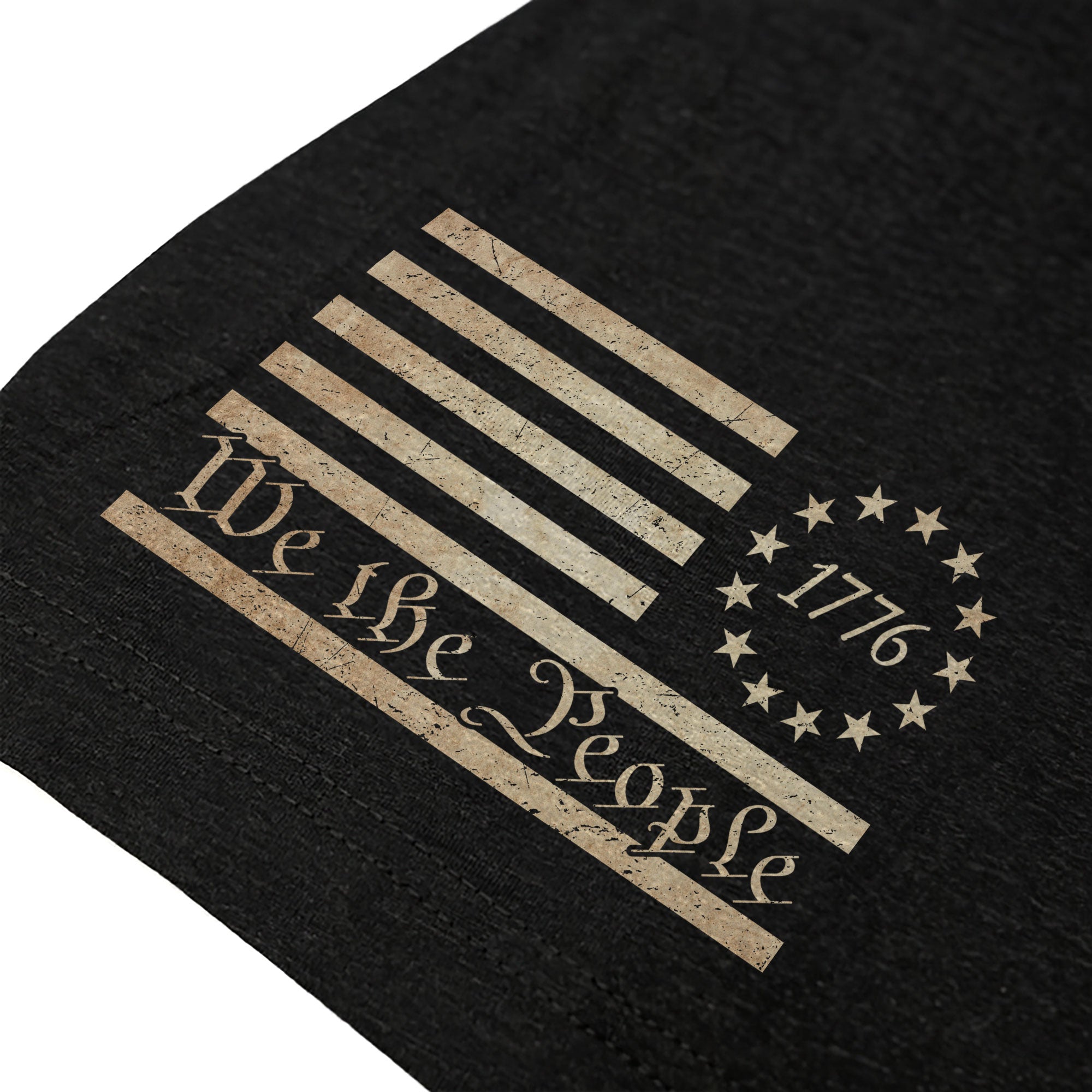Patriotic America 76 Flag Shield Design T-Shirt Classic Vintage Graphic Tee Gift