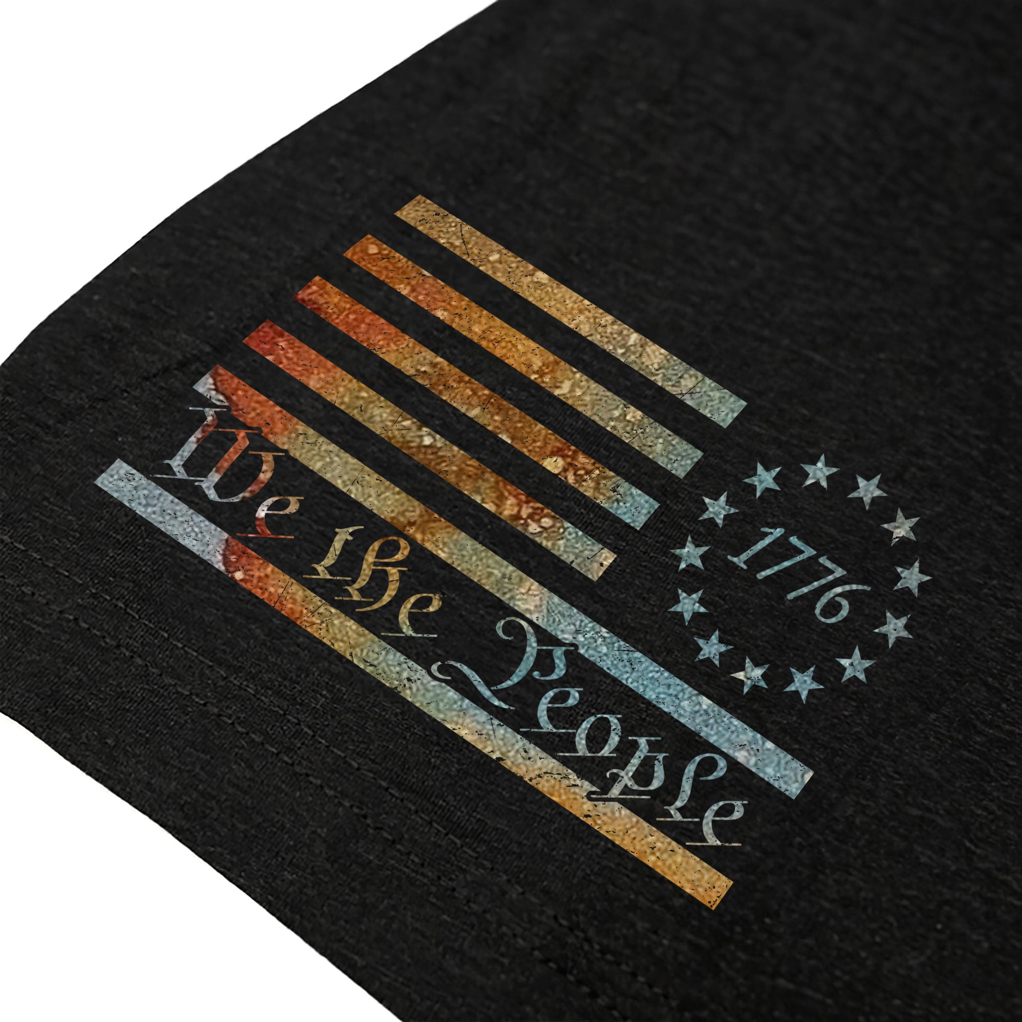 American Pride 76 T-Shirt Vintage Patriotic Graphic Design Casual Birthday Gift
