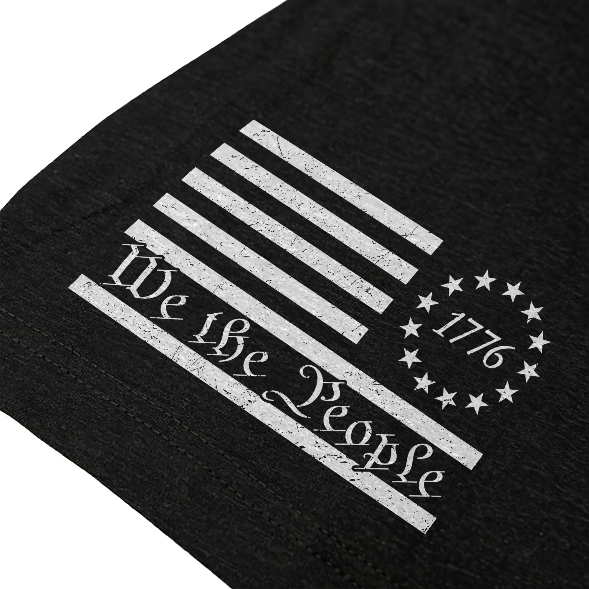 Patriotic JESUSAVES USA Flag Shirt Men 1776 2026 We The People Christian Cotton Tee
