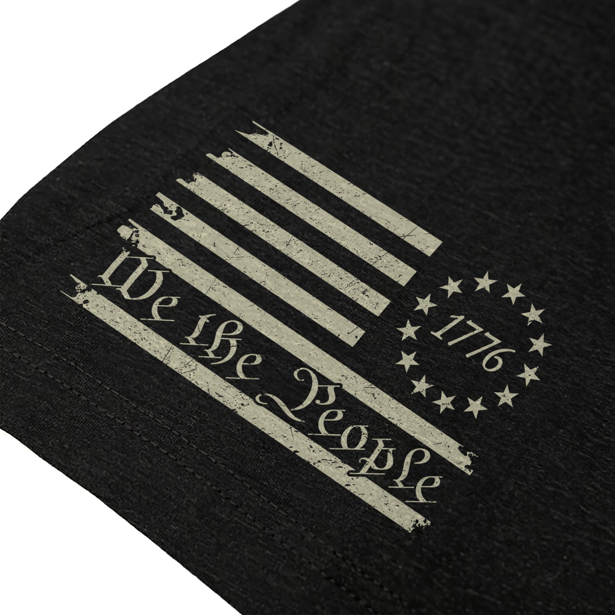 Vintage JESUSAVES USA Flag Shirt 1776 2026 We The People Men Patriotic Cotton Tee