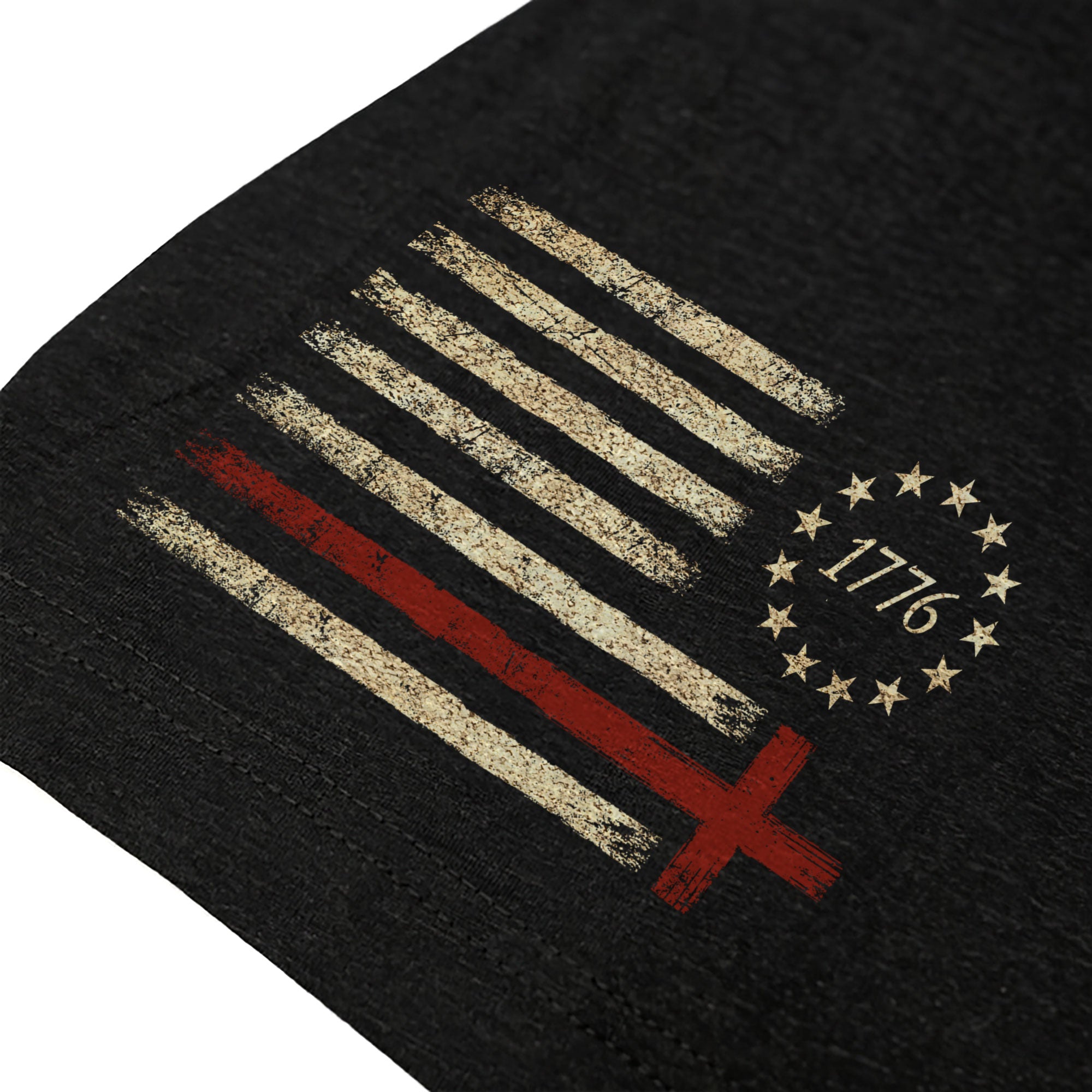 JESUSAVES T-Shirt Patriotic 1776 2026 Liberty Bell Bald Eagle Christian Cross Tee