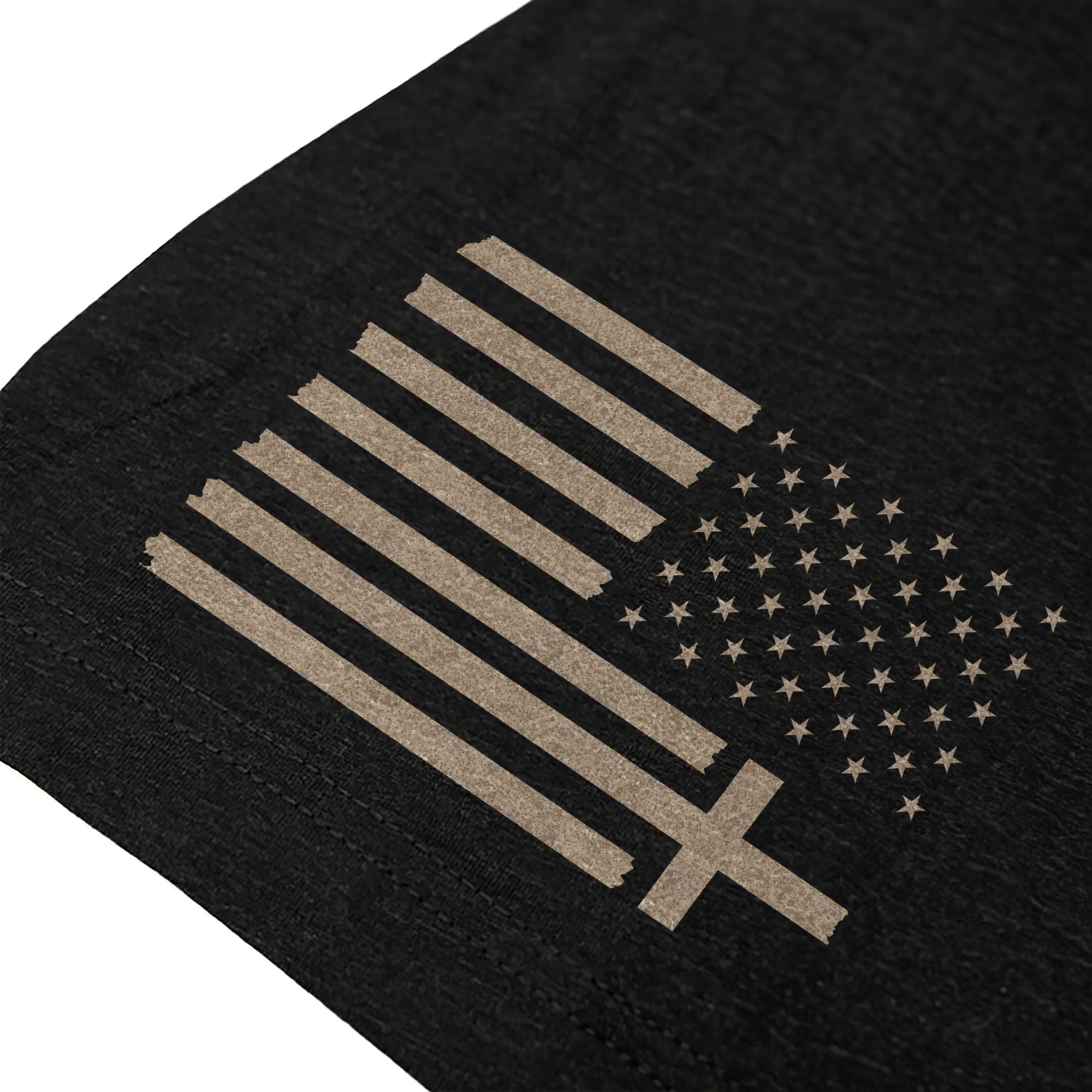 Jesus The Way The Truth The Life Christian Cross American Flag Religious T-Shirt Tee