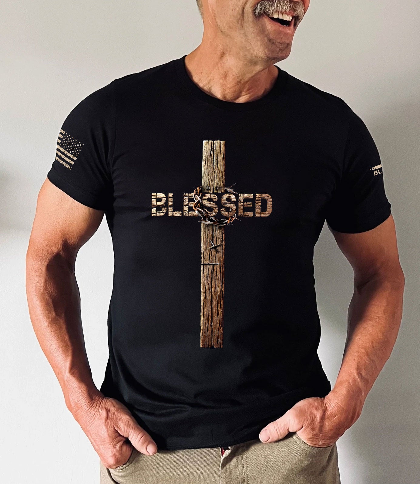 Blessed T-Shirt – Cross & Crown Edition