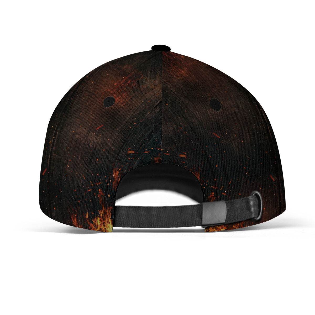 Redeemed by the Lion – Christian Cross Cap with Custom Text - Rust Field Wear