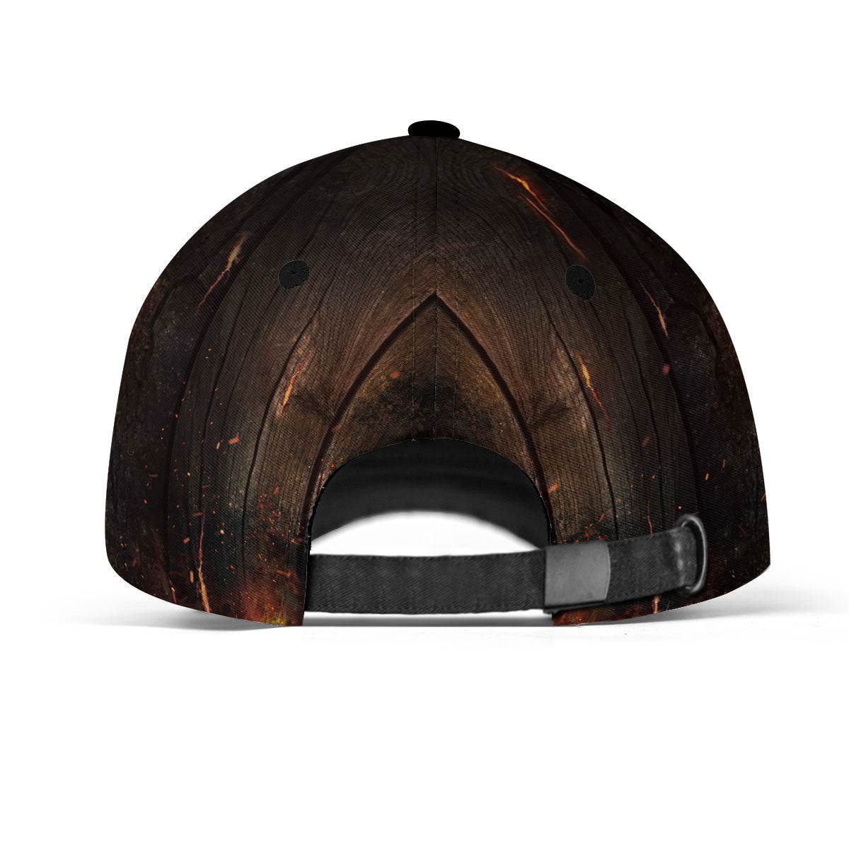 Redeemed by the Cross – Christian American Flag Customized Hat - Rust Field Wear