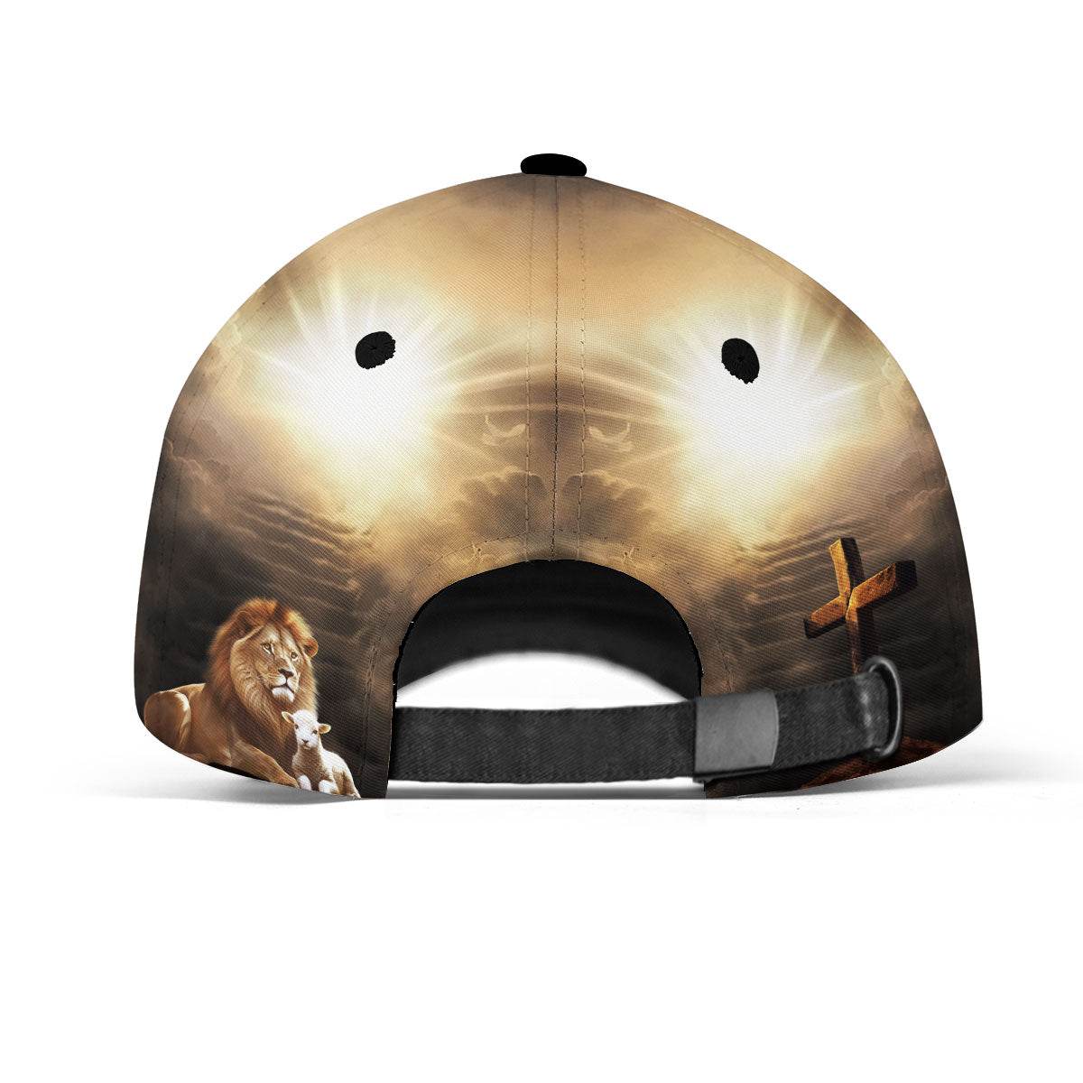 REDEEMED – Roaring Lion & Glorious Cross Customized Hat - Rust Field Wear