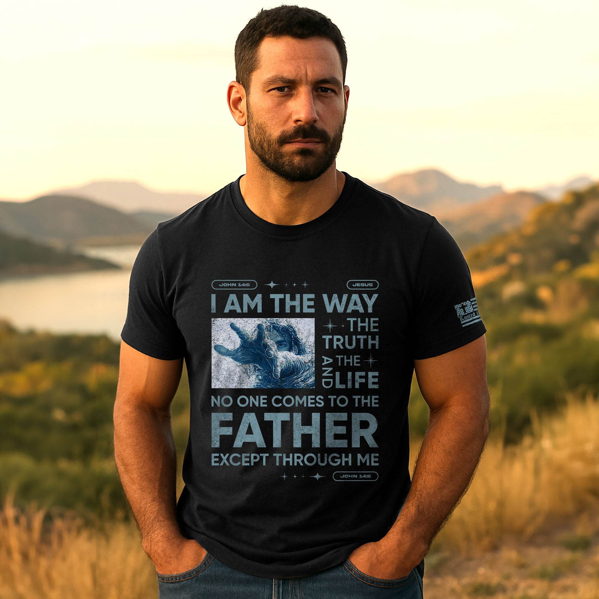 I Am the Way – John 14:6 T-Shirt - Rust Field Wear
