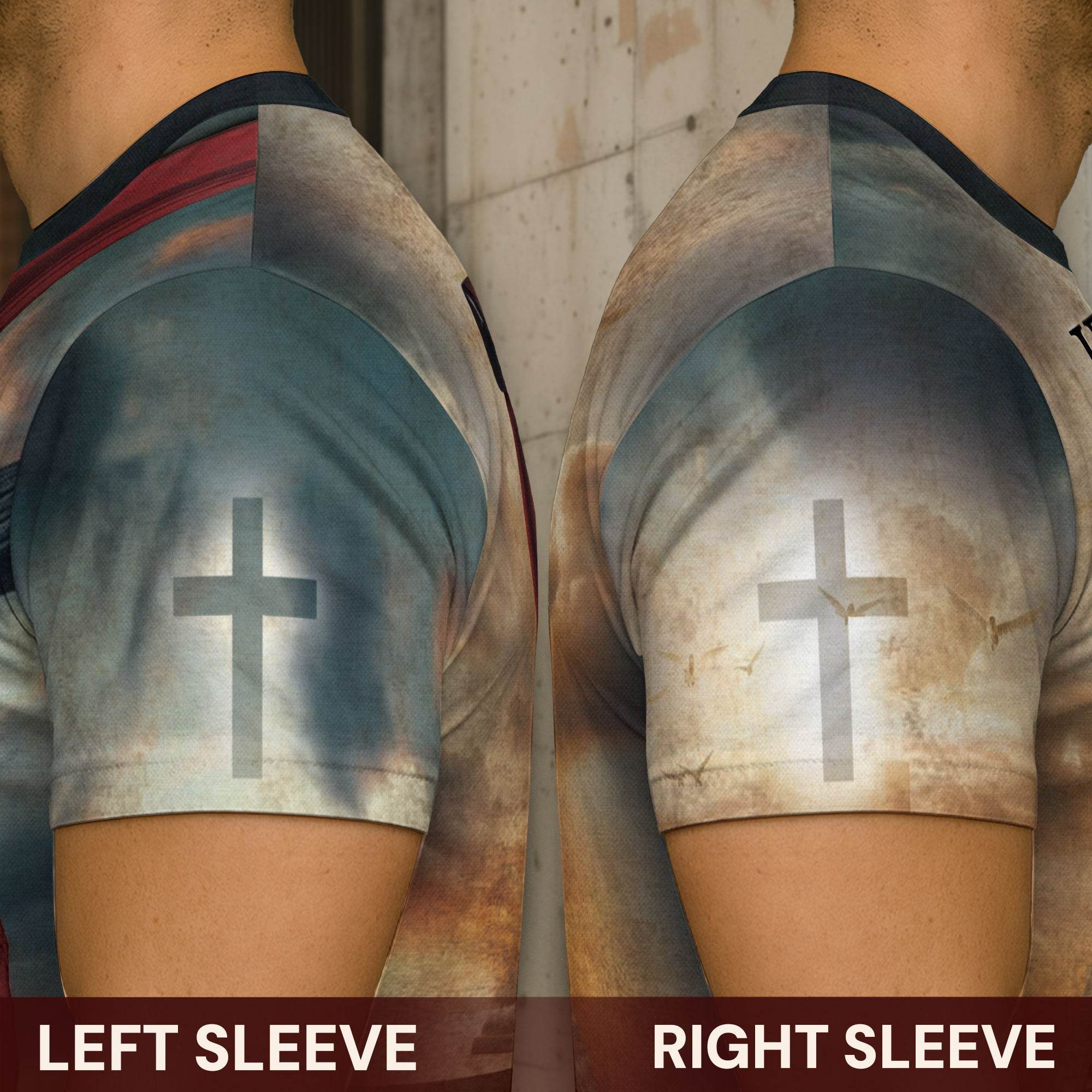 Christian Lion Of Judah Wilderness Tee – Jesus Is The Way (2 Side Version) - Rust Field Wear