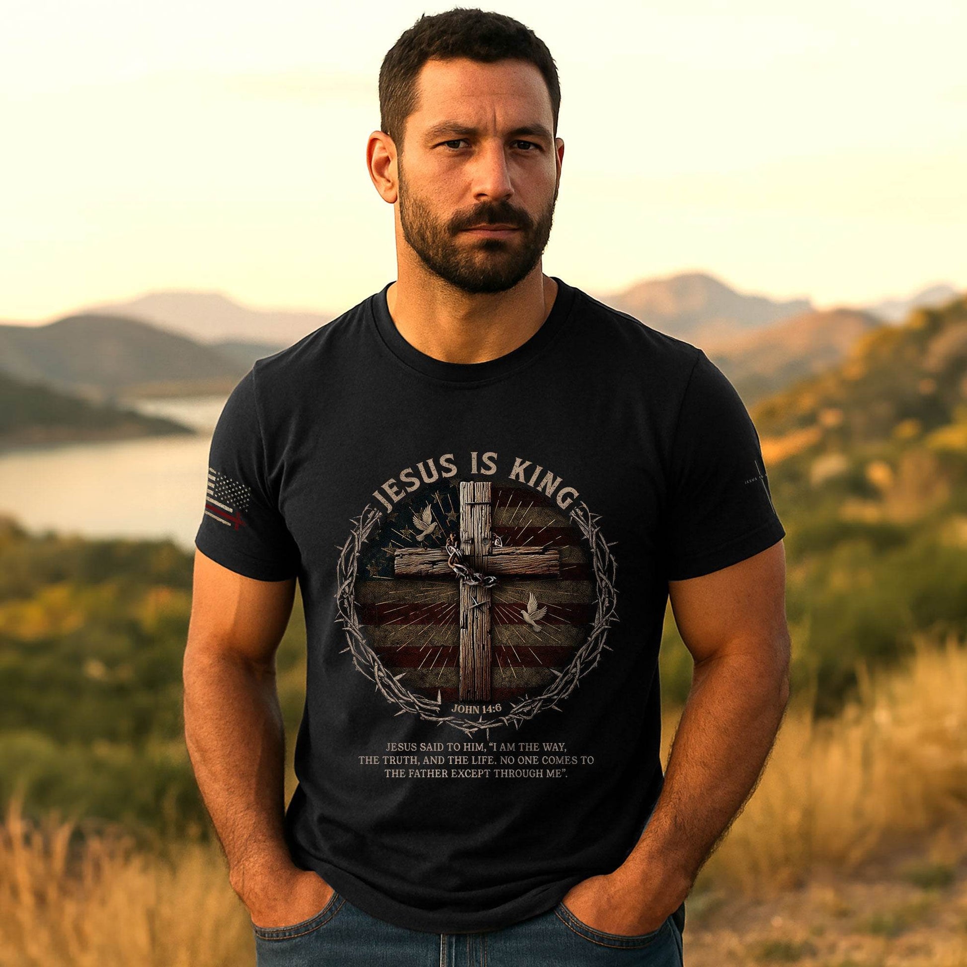 Jesus Is King – The Way. The Truth. The Life. - Rust Field Wear
