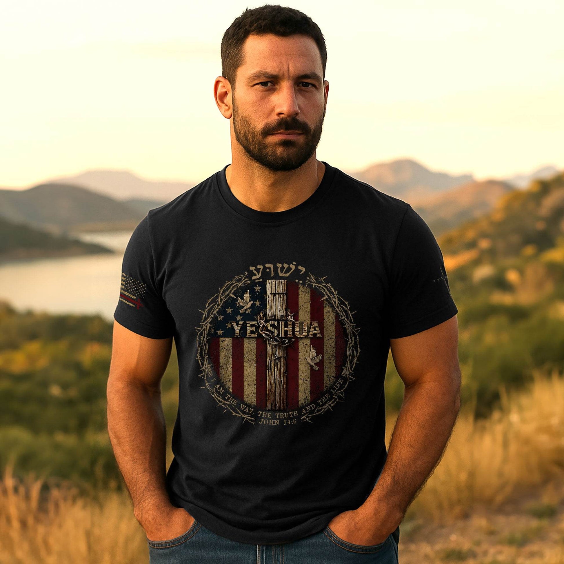 Yeshua – The Way, The Truth, The Life (John 14:6) - Rust Field Wear