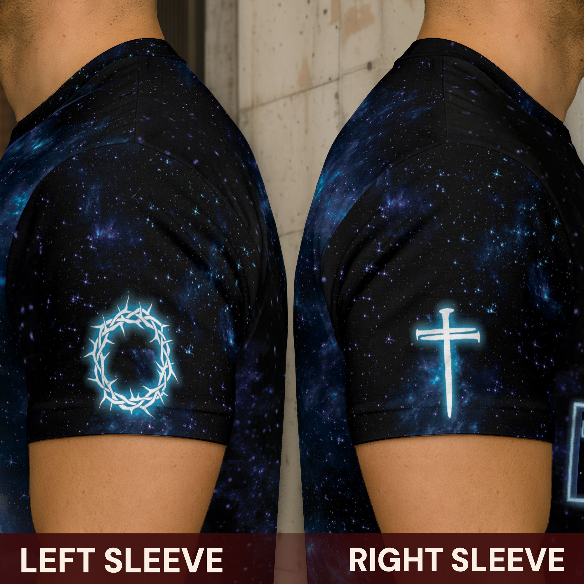 Lion and Lamb Galaxy Christian Shirt