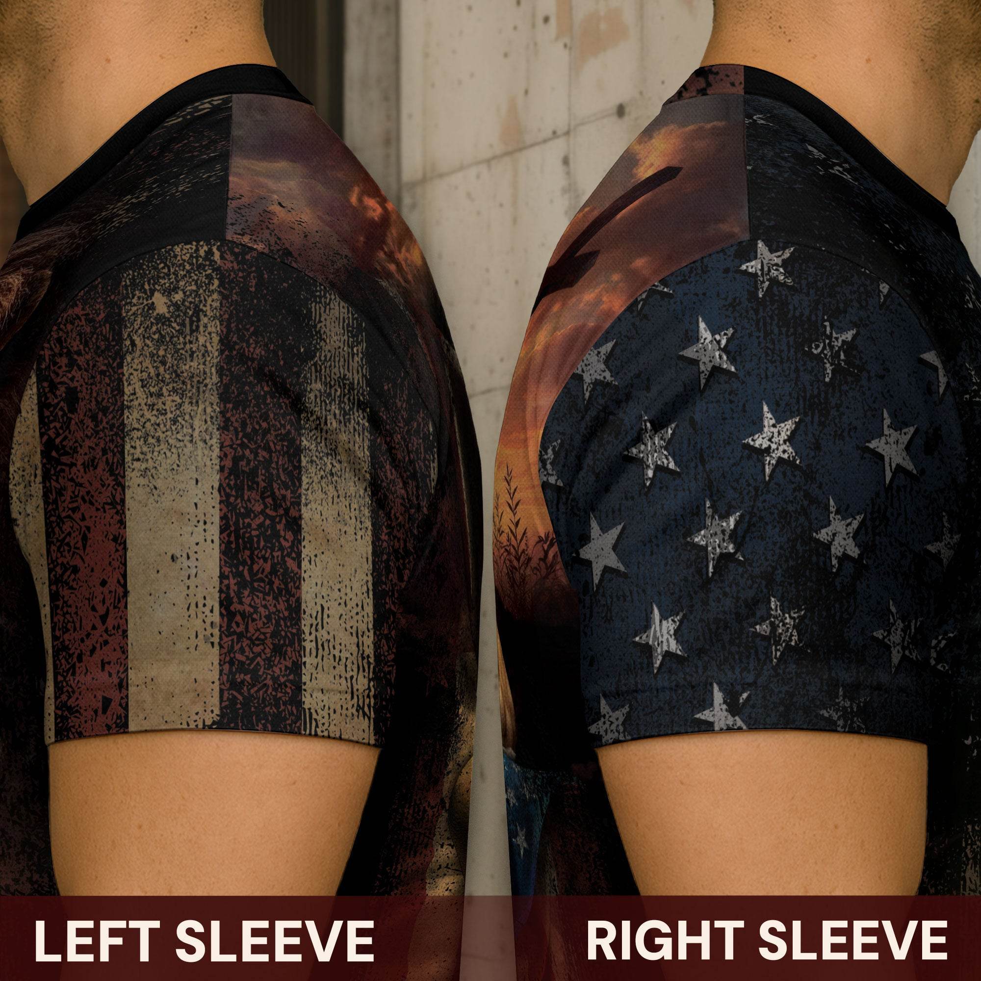 Faith Over Fear Lion & Lamb Christian Cross T-Shirt - Rust Field Wear