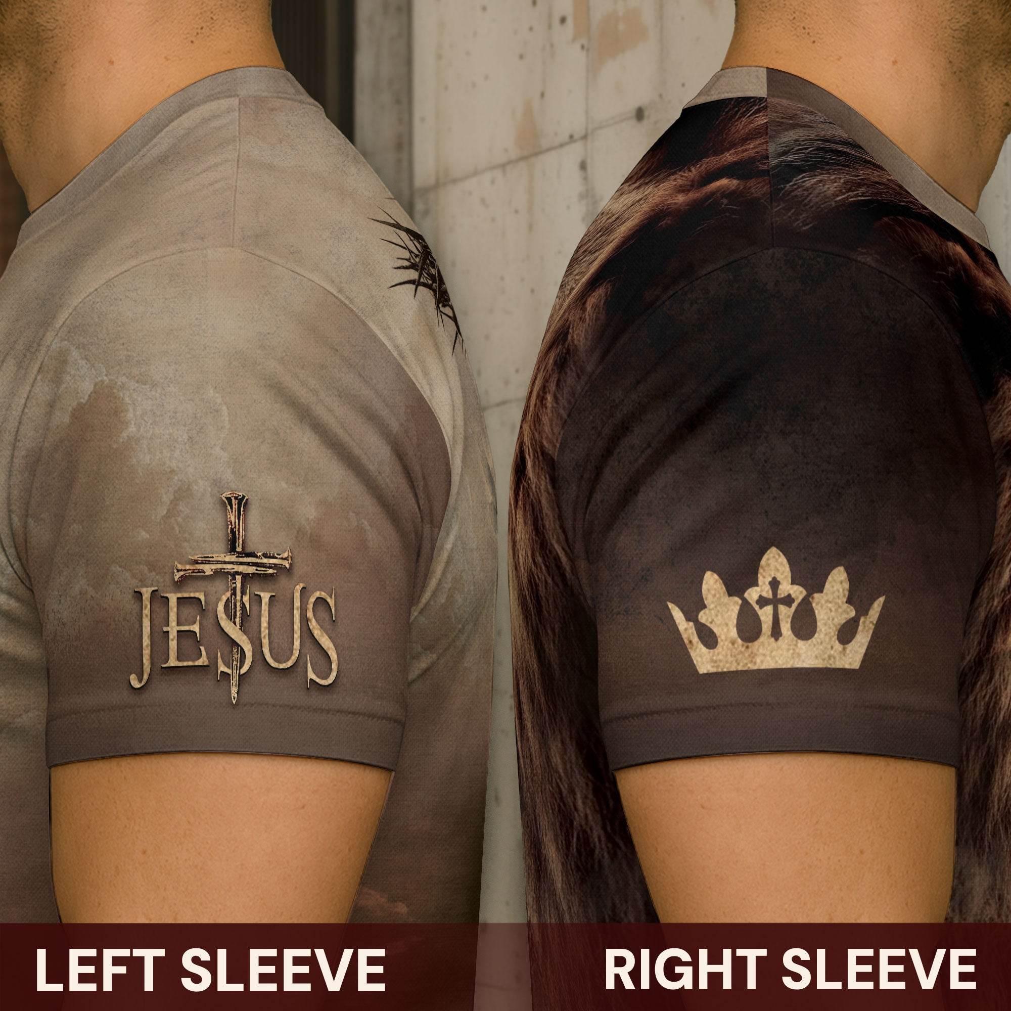 Jesus Is King Shirt – Bold Christian Graphic Tee - Rust Field Wear